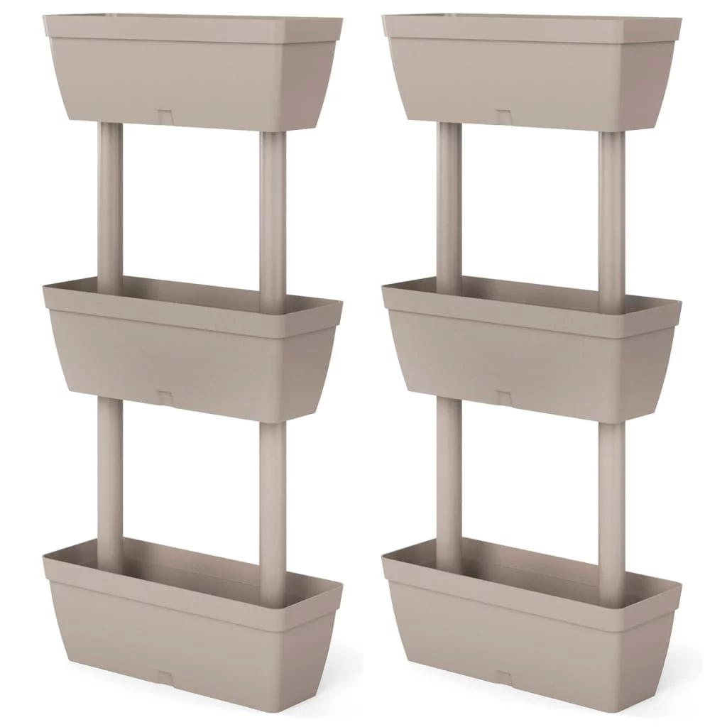 Andoer parcel,6 Pcs Taupe Balcony 39.4in Taupe Pcs 39.4