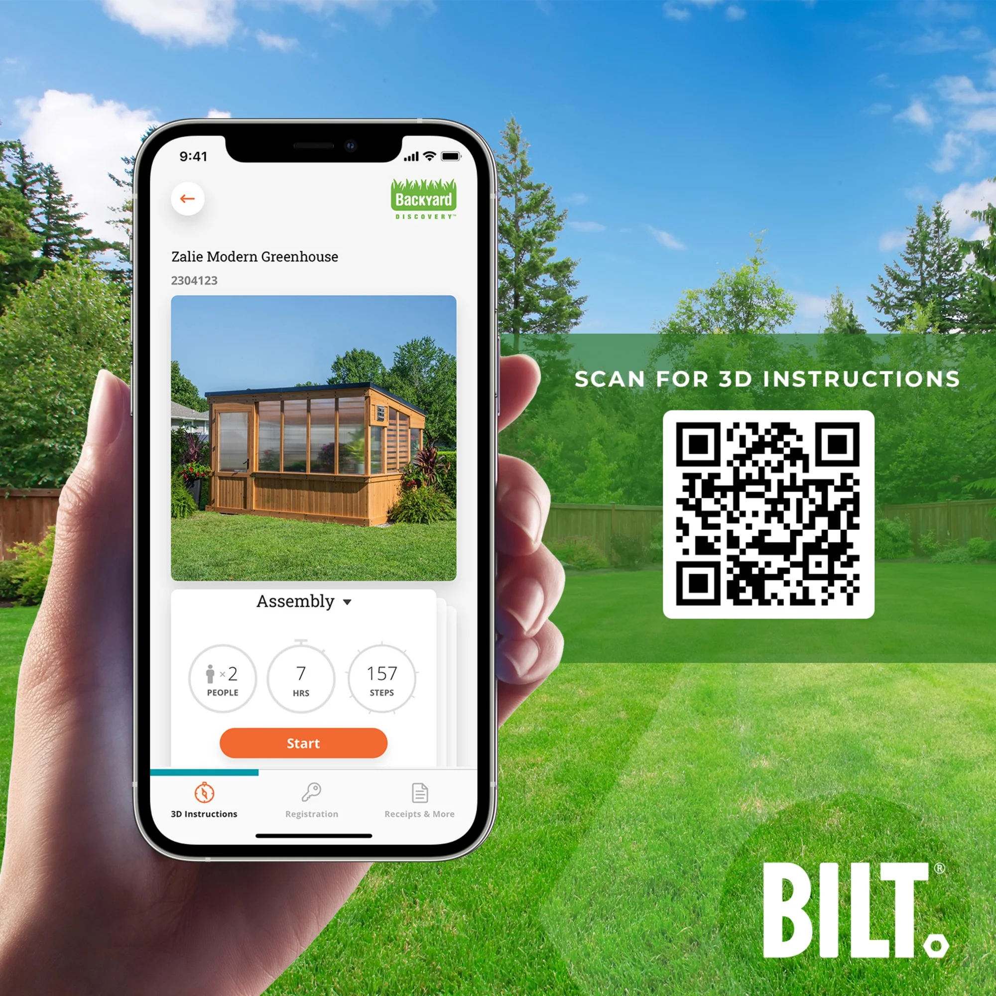 Backyard Discovery 12 x 7 Zalie Modern Greenhouse