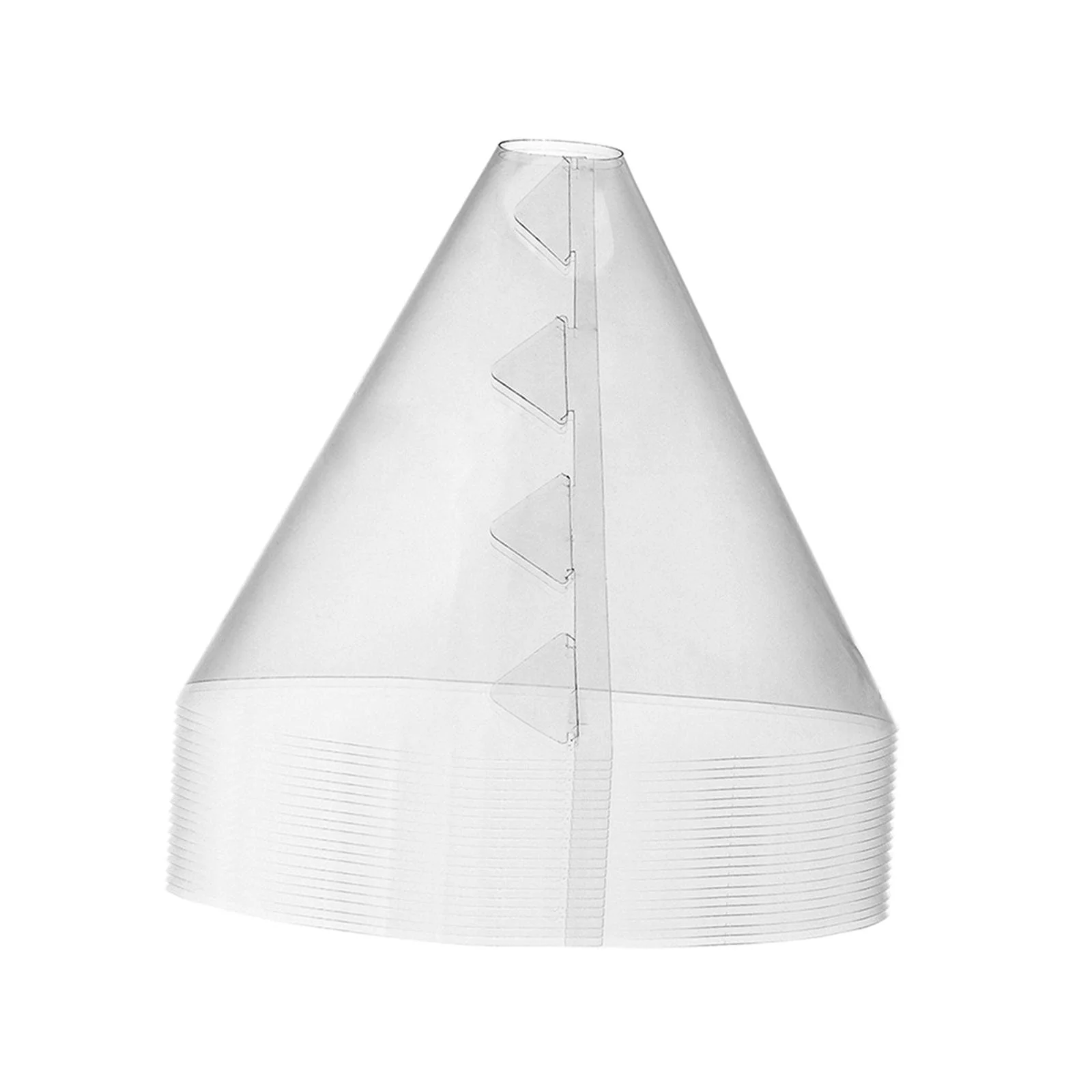 10x Garden Cloches Garden Plant Germination Cover, Clear Vegetables Protect Plant, Plant Hat Reusable Plant Bell Cover Frost Protection Cover