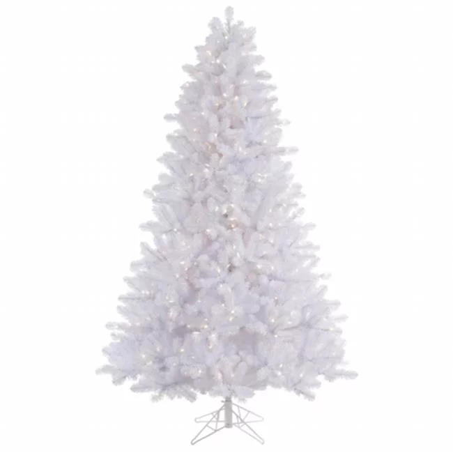 Vickerman  6.5 ft. x 49 in. Crystal White Pine 550WmWht