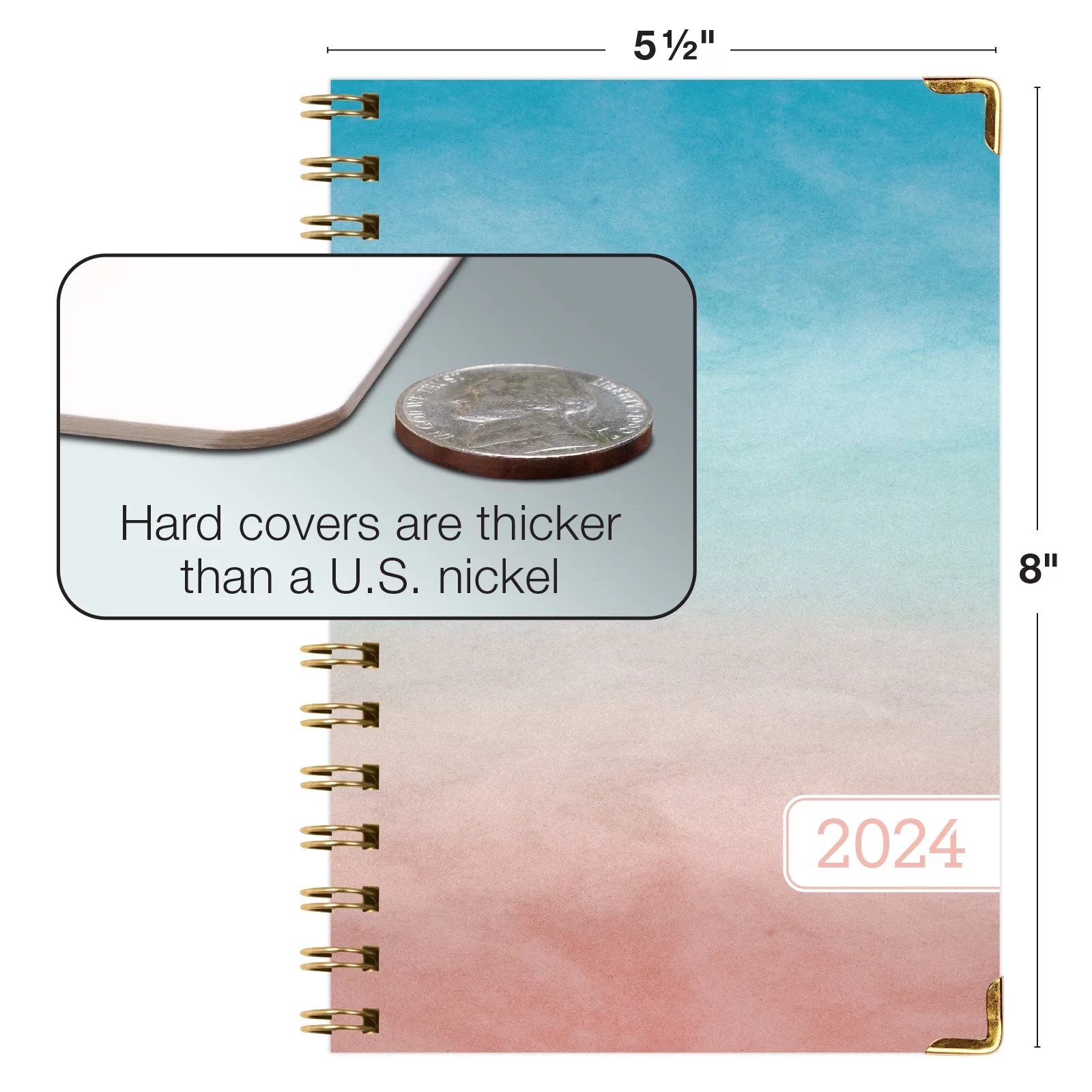 Hardcover CY 2024 Fashion Planner - 5.5