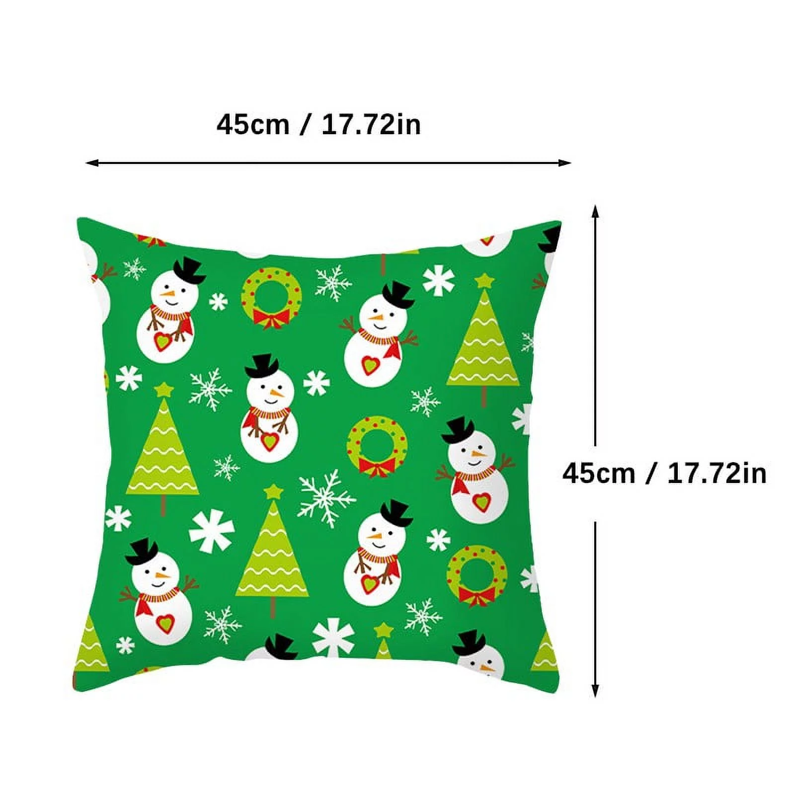SIfdSeng Silk Pillow Cases King Black Christmas Merry Christmas Christmas Snowman Leather Pillow Case Linen Pillow Covers for Bedroom King Size Pillow Cases Cotton Black