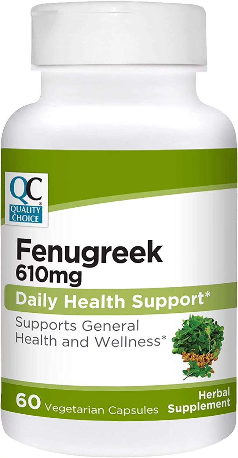 Fenugreek 610 mg Vegetarian Capsules 60 ct