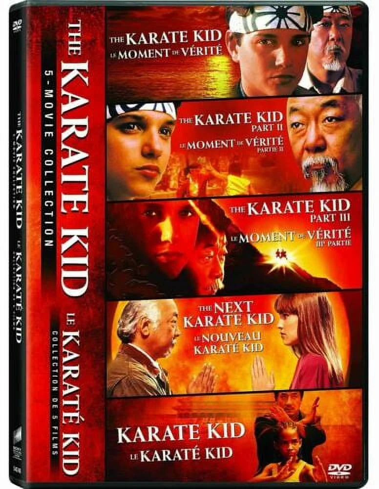 The Karate Kid 5-Movie Collection [DVD Box Set Cobra Kai Jaden Smith] NEW
