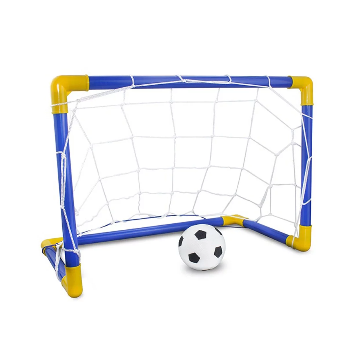 Little Kids Premium Portable Soccer Goal Set Endless Hours of Fun and Playing Time Indoor and Outdoor Extra Strong, Durable Football Play Kit