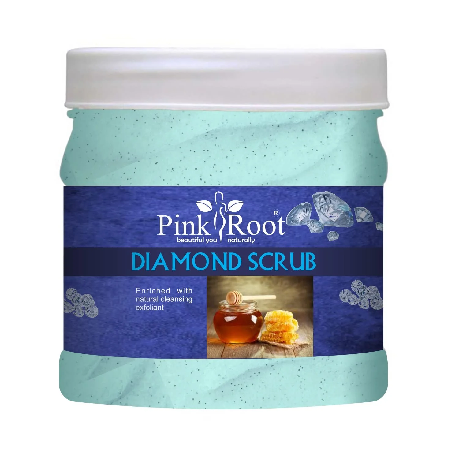 Pink Root Diamond Scrub 500Gm With Neem Scrub 500Gm