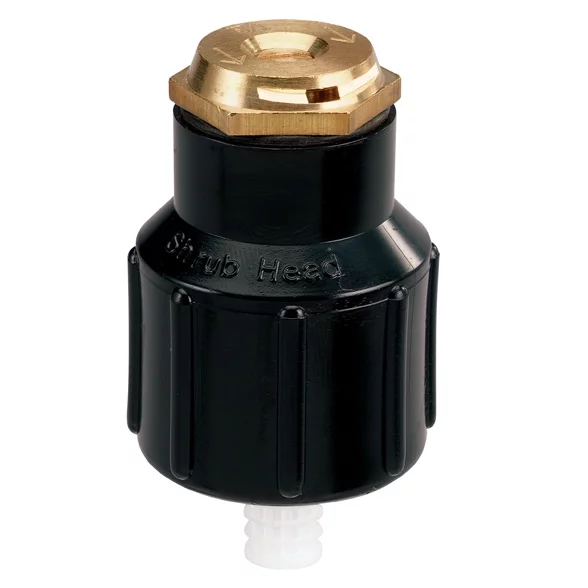 Orbit Shrub & Plant Sprinkler Head, 180 Degree 1/2 Pattern Spray, Brass Nozzle