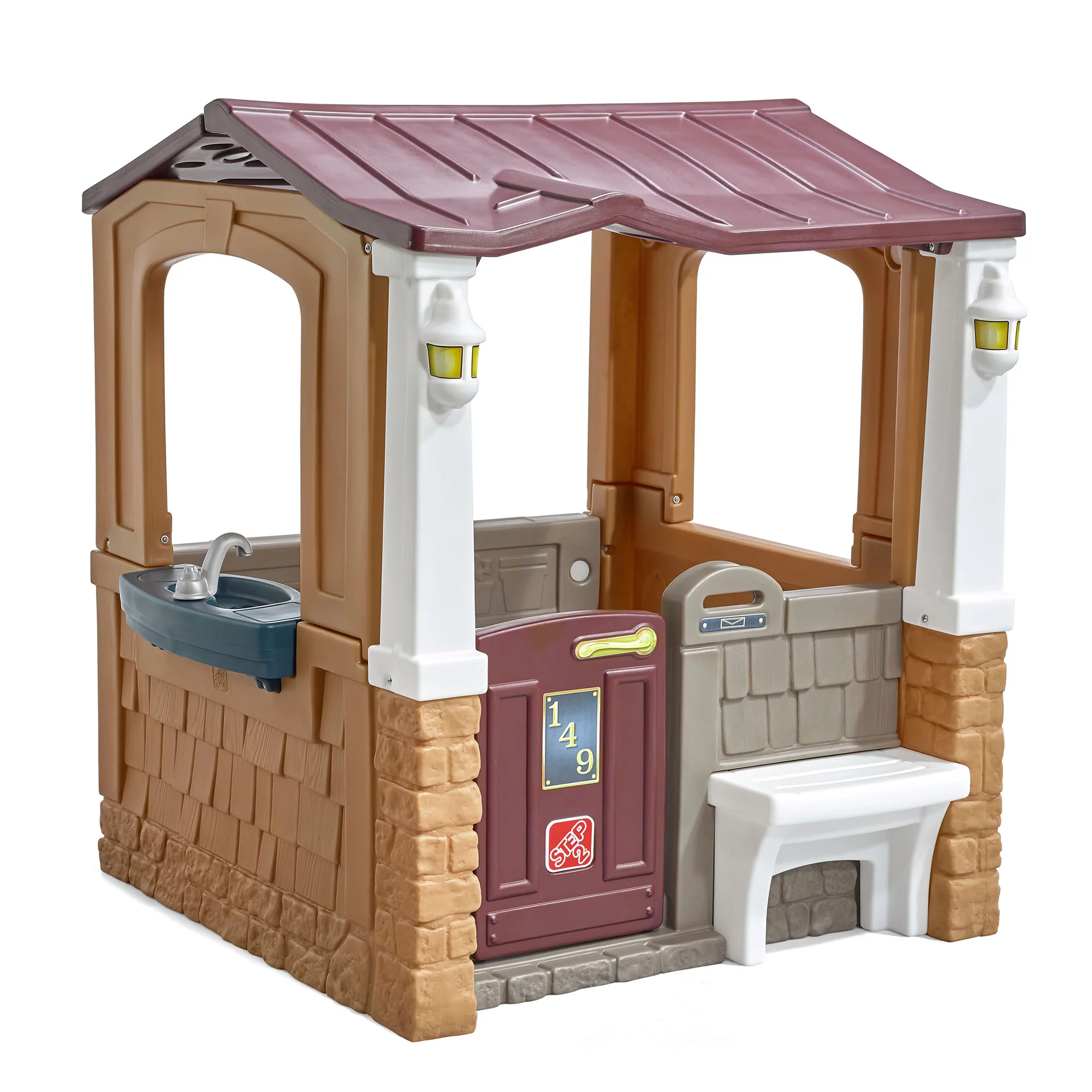 Step2 Porch View Playhouse with Kitchen for Toddlers