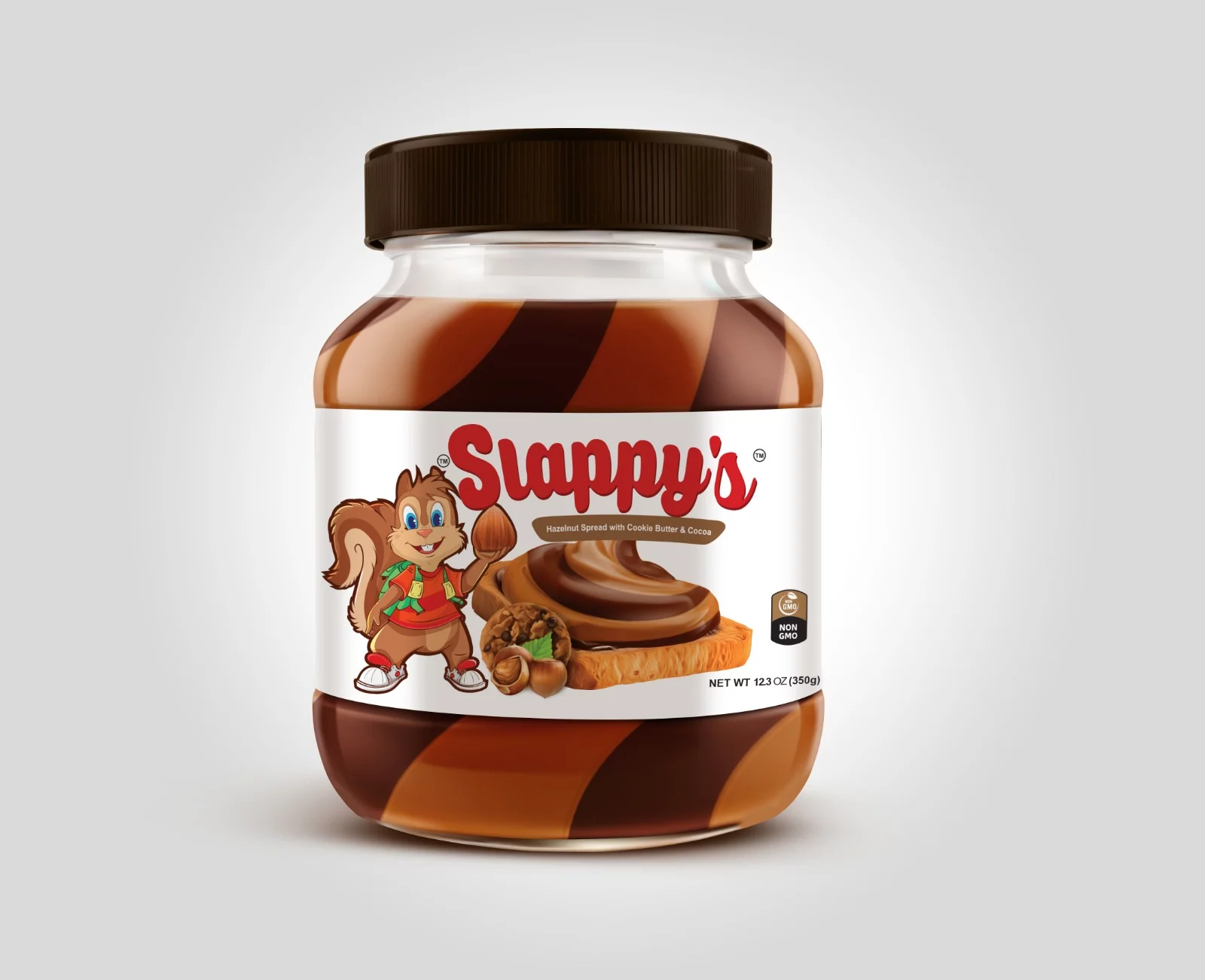 Hazelnut Spread with Cookie Butter & Cocoa (4 Pack @ 12.3oz each)