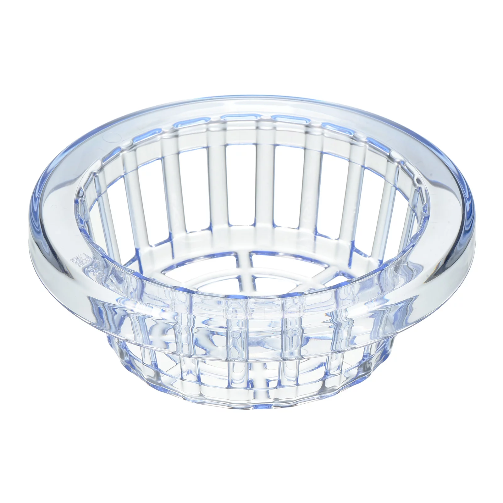 Uxcell 6 Inch Round Garden Plastic Mesh Cup Slotted Net Pot Basket for Flower Planting Blue 1 Pack