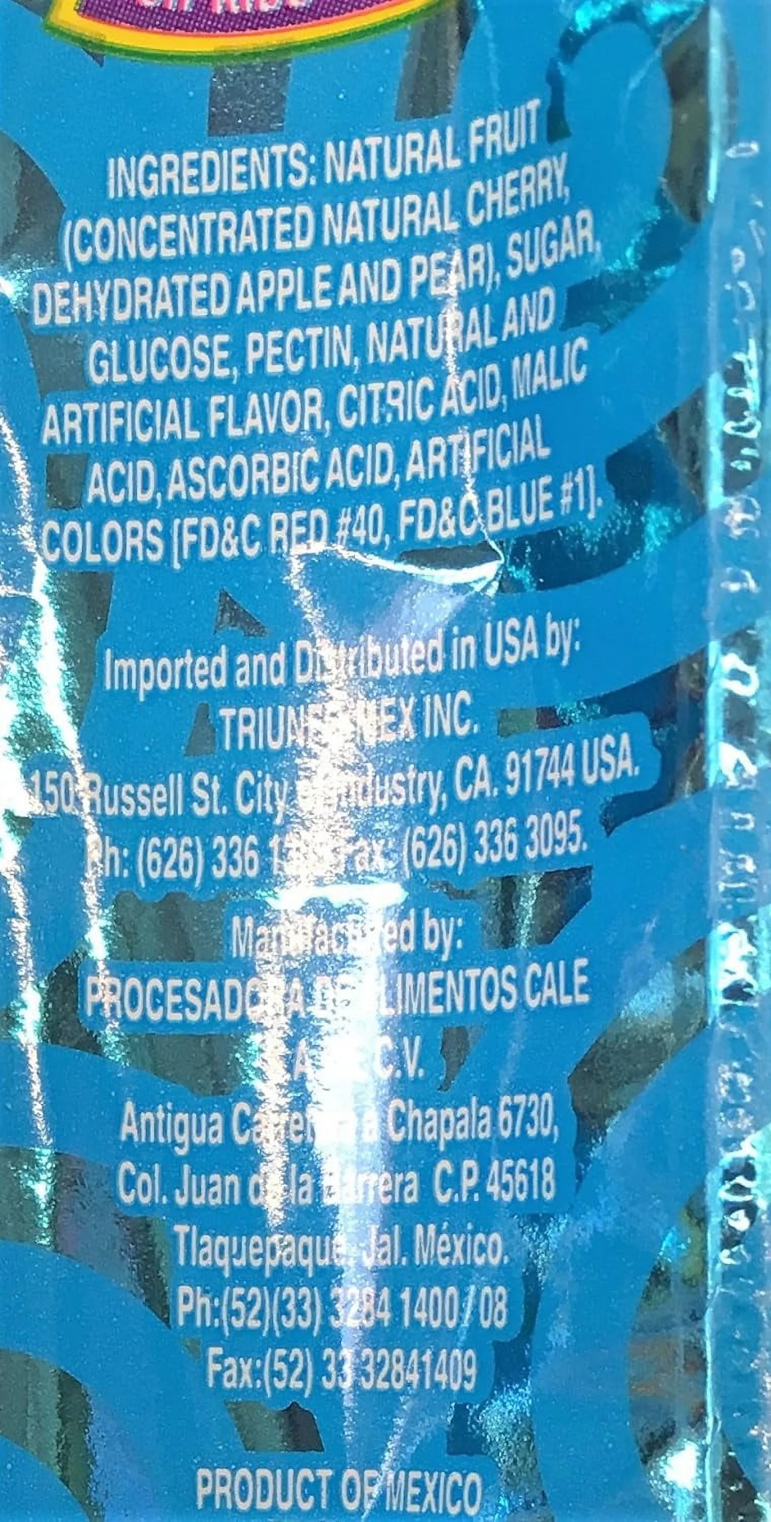 Fruit Roll Snack, Cherry (16 Single Packets Per Order)