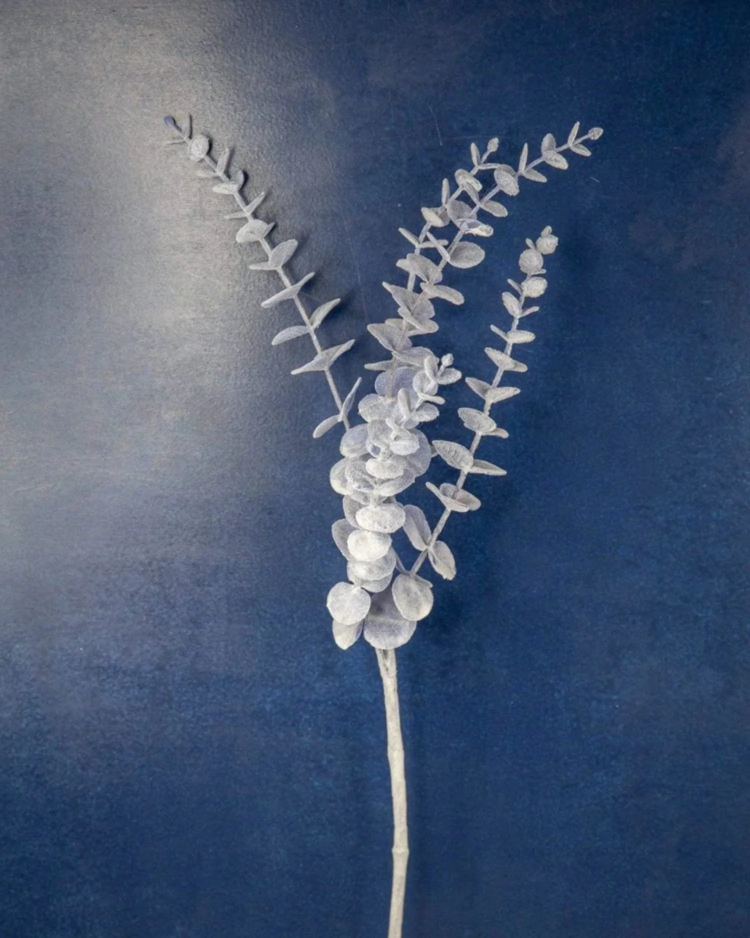 Raw Sola Wood Flowers - Centerpiece/Vase/Pot/Bouquet Fillers - -Faux Eucalyptus Spray (Purple)