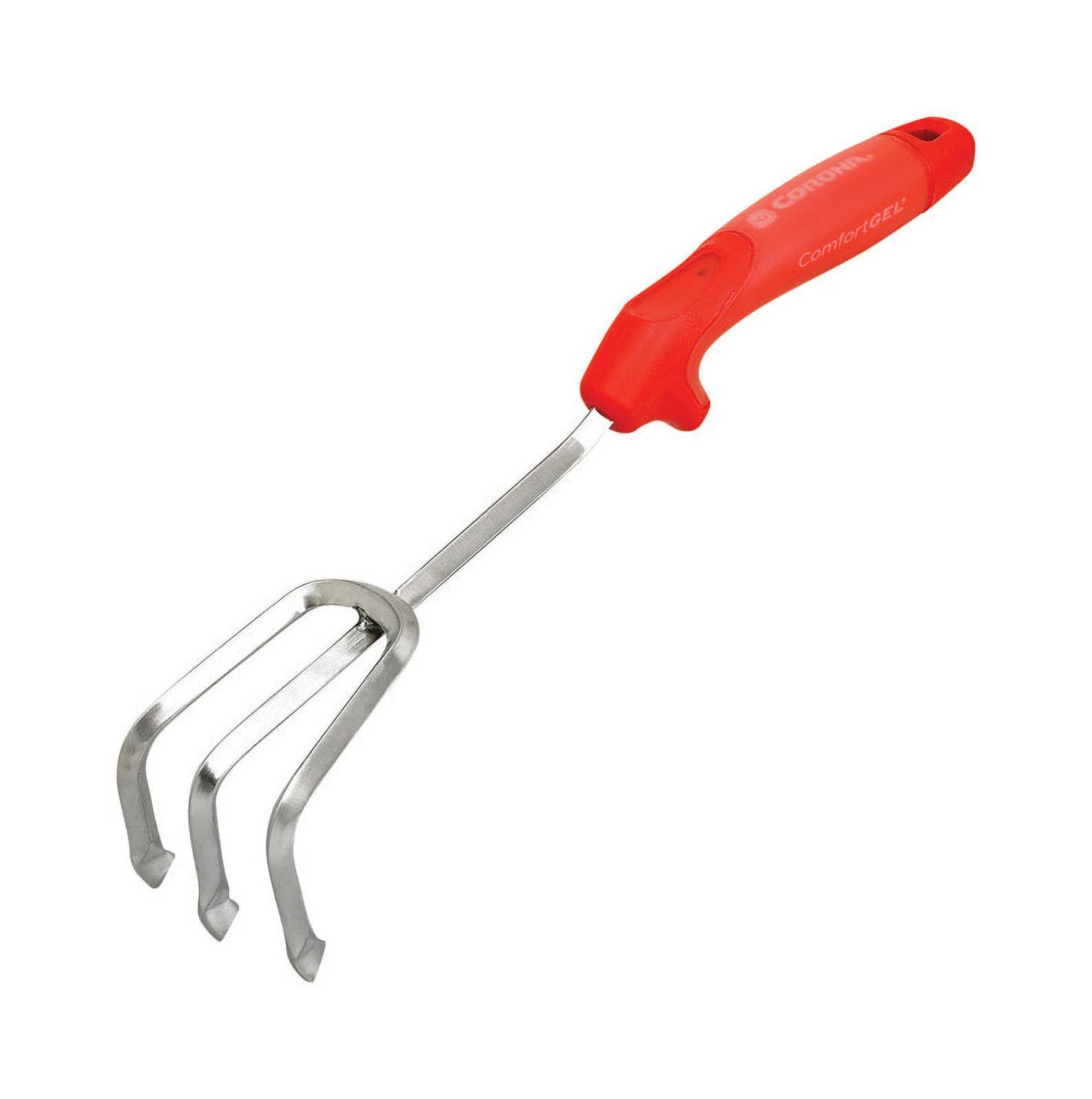 1 Pc, Corona Comfortgel 3 Tine Stainless Steel Hand Cultivator 7 In. Rubber Handle