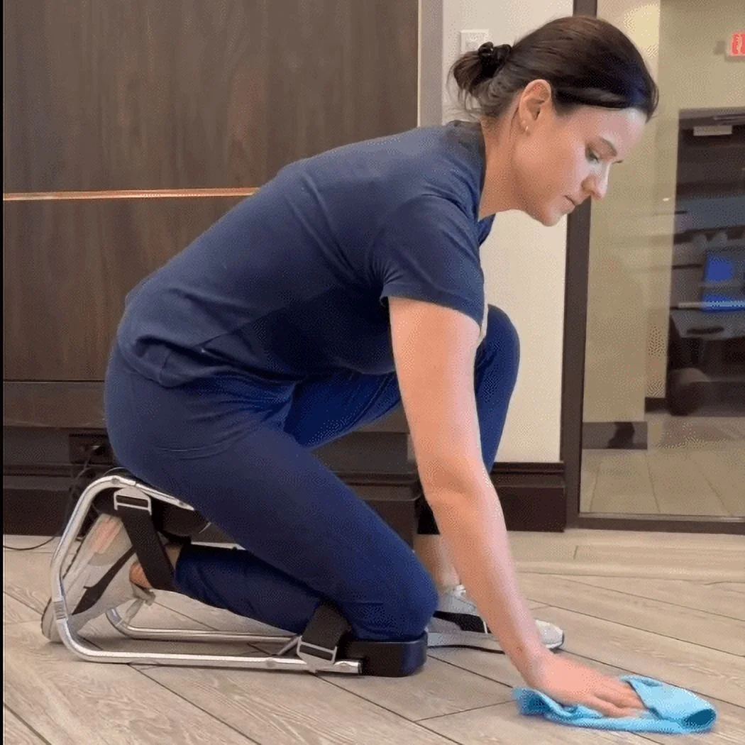 Knee Seat for Gardening, Gardening Knee Pads, Strap On Kneeling Device for Garden, Knee Seat Leg Brace for Gardening, Knee Seat for Garden One Leg