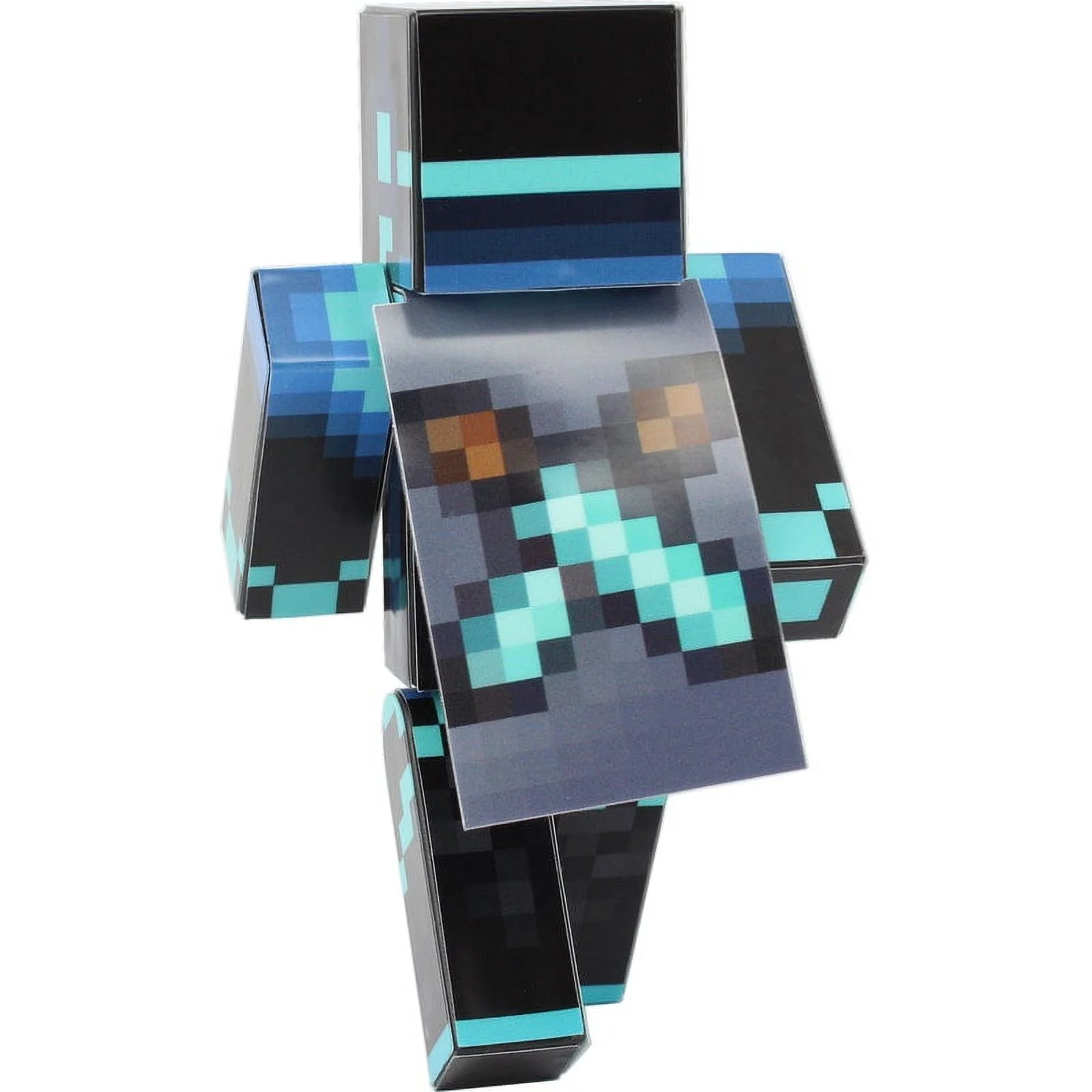 Blue Cool Guy Action Figure Toy, 4 Inch Custom Series Figurines by EnderToys