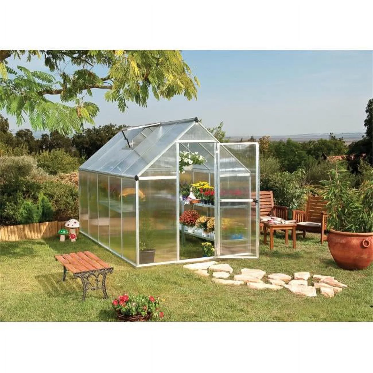 Canopia  Mythos Greenhouse - 6 x 10 ft. - Silver