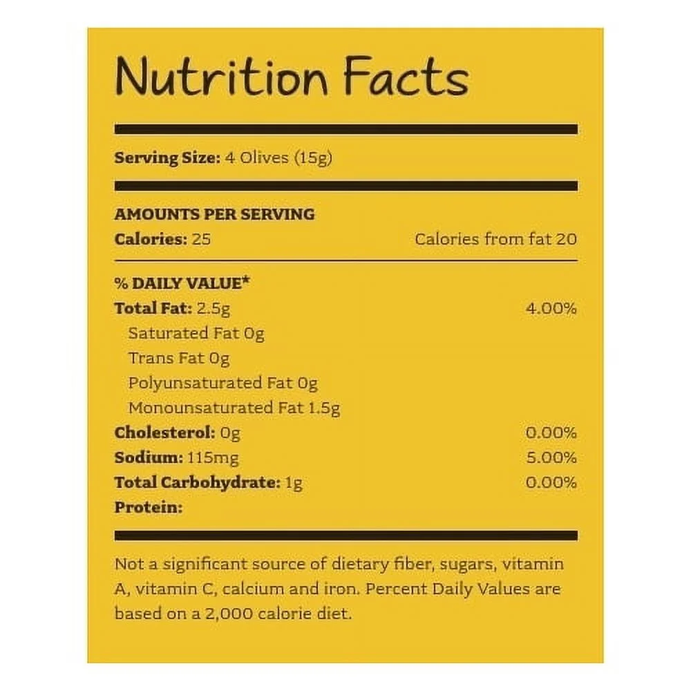 Lindsay Large Pitted Olives 6 Ounce (6 Pack)