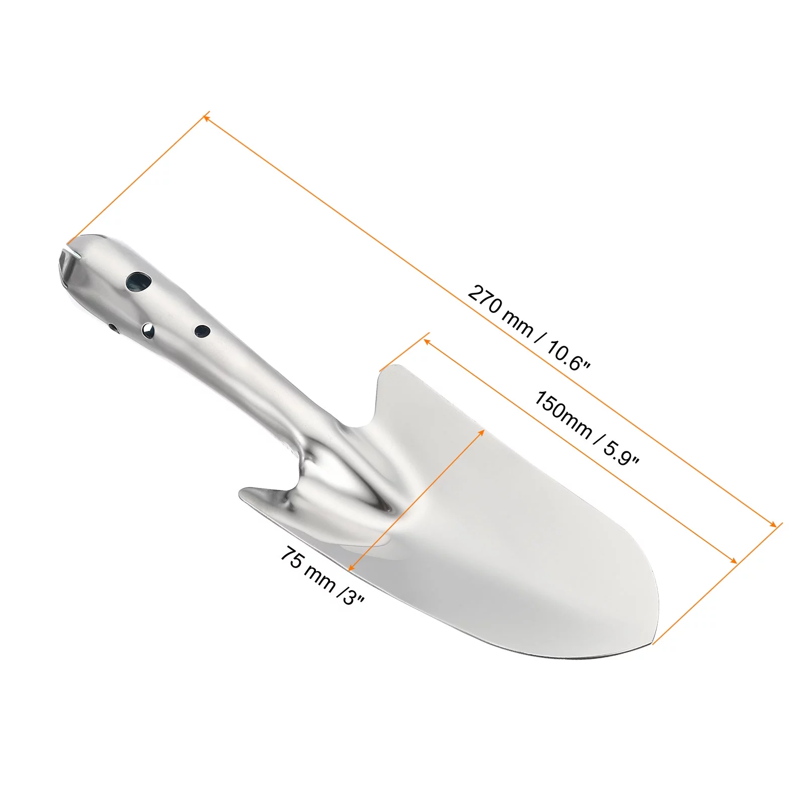 Uxcell Garden Trowel Gardening Hand Shovel Stainless Steel Spade Shovel Garden Tools