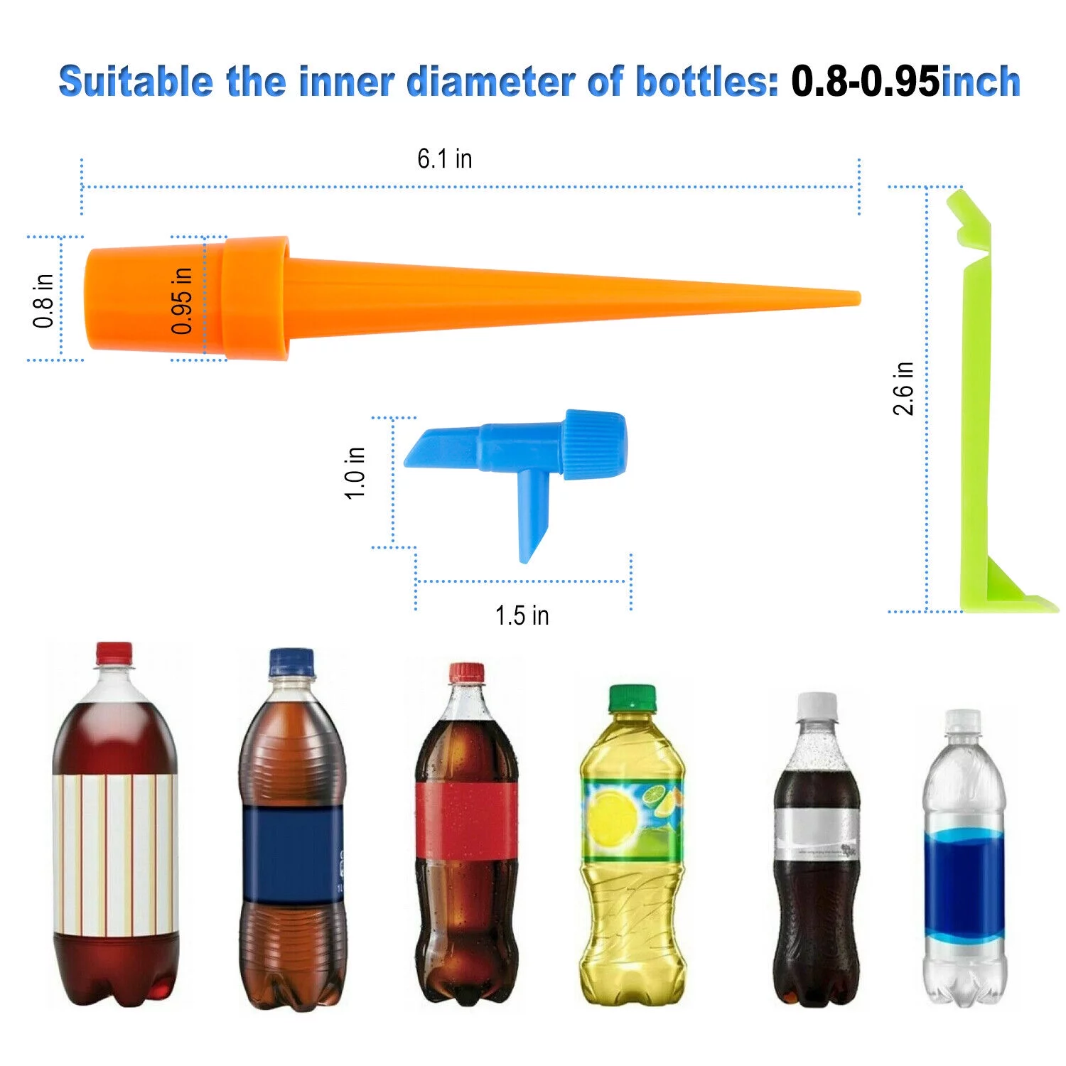 12/24/48 PCS Automatic Self Watering Spikes Plants Water Drip Irrigation System