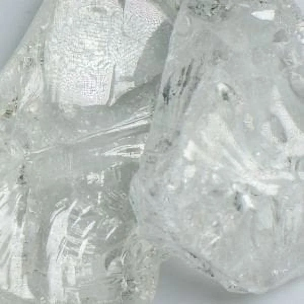 Dragon Glass 20 lb Ice Clear Landscape & Fire Pit Glass, 1/2