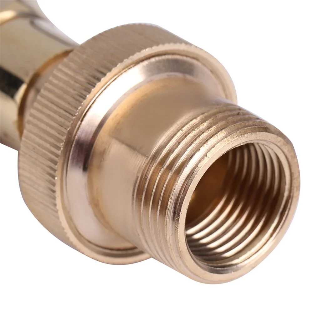 KKMOL Brass Universal Fan-shaped Sprinkler Seedling Greenhouse Irrigation Watering Car Wash Water Gun Head Fountain Nozzle