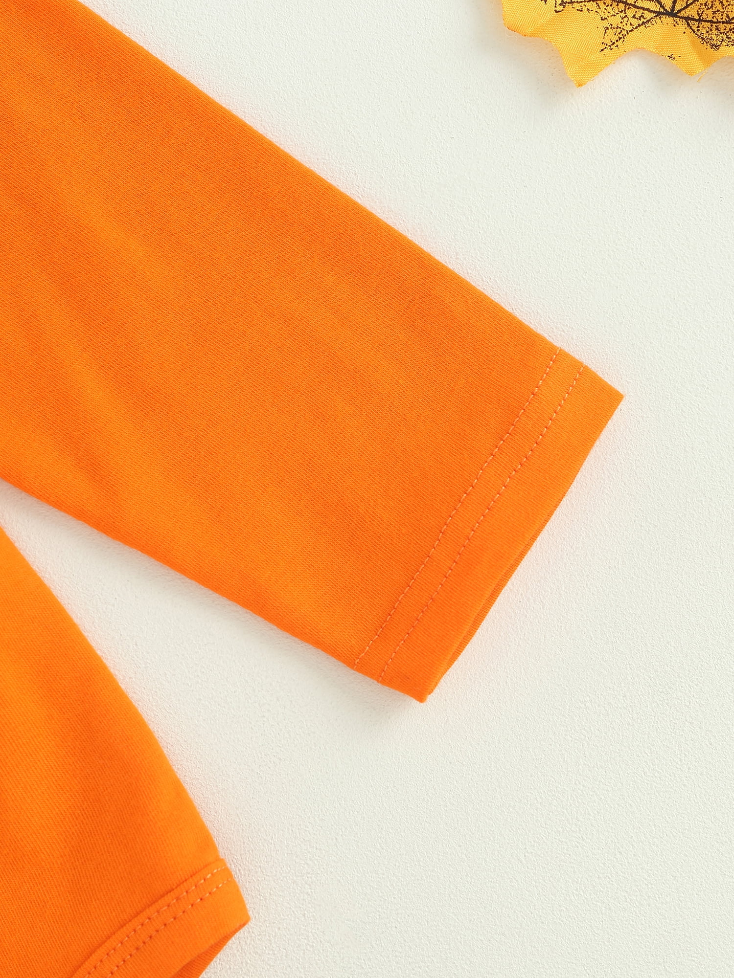 3Pcs Halloween Clothes Infant Baby Boys Casual Pants Set Long Sleeve Letters Print Romper with Pumpkin Print Sweatpants and Hat