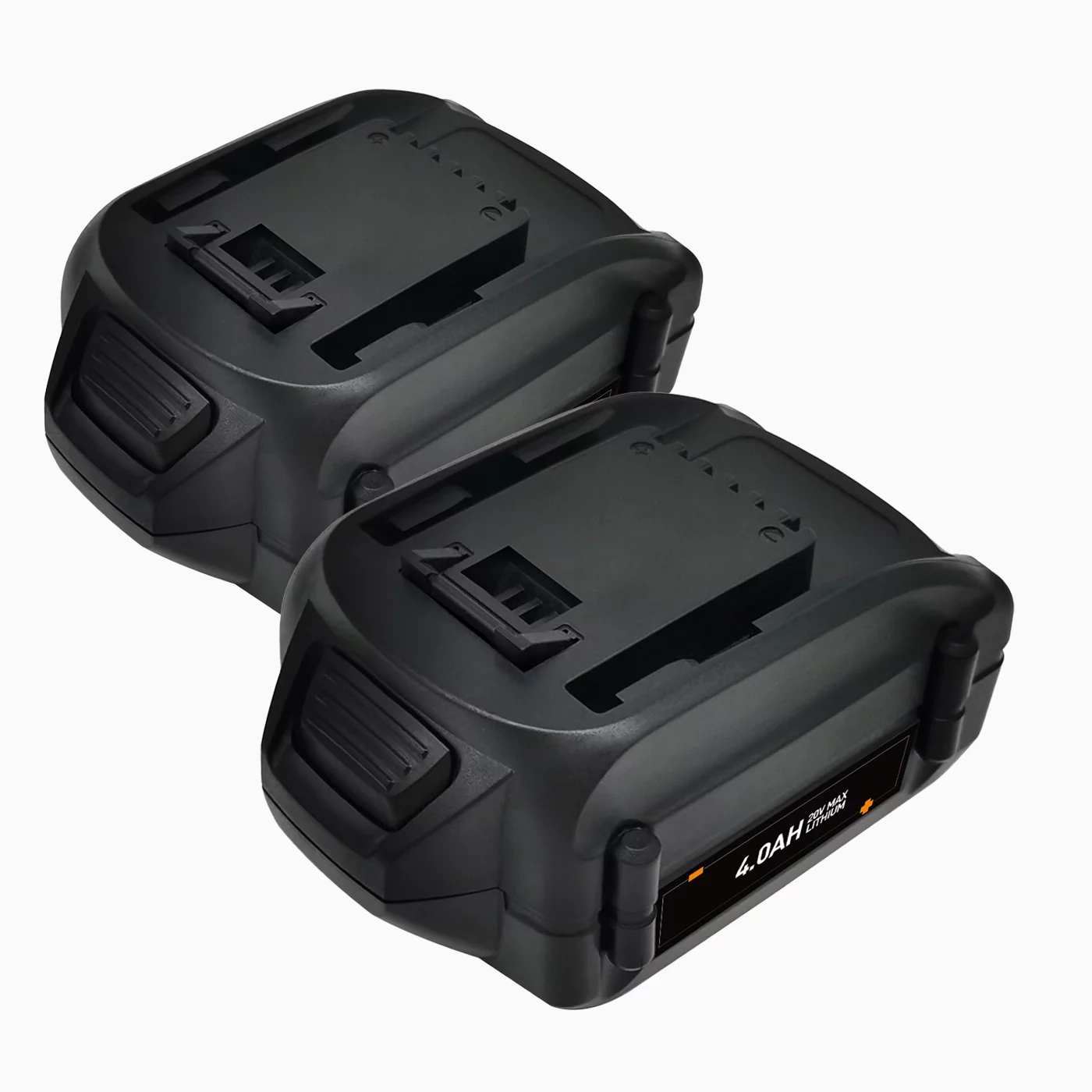 DASNITE 2Pack 20V 4000mAh FOR WORX Battery WA3520 Li-ion Black DAN Compatible with WA3525 WA3575 WG151s