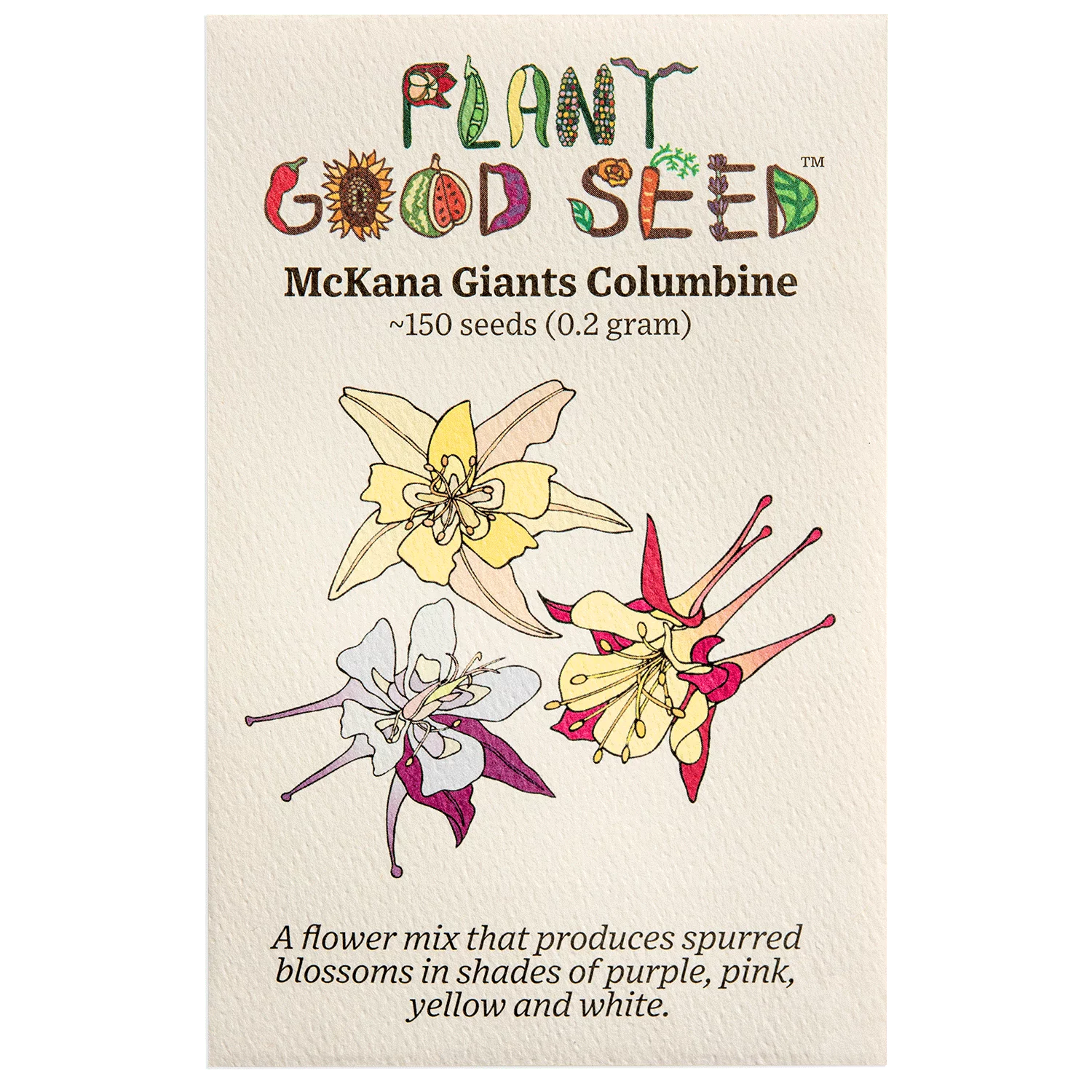 McKana Giants Columbine Flower Mix Seeds