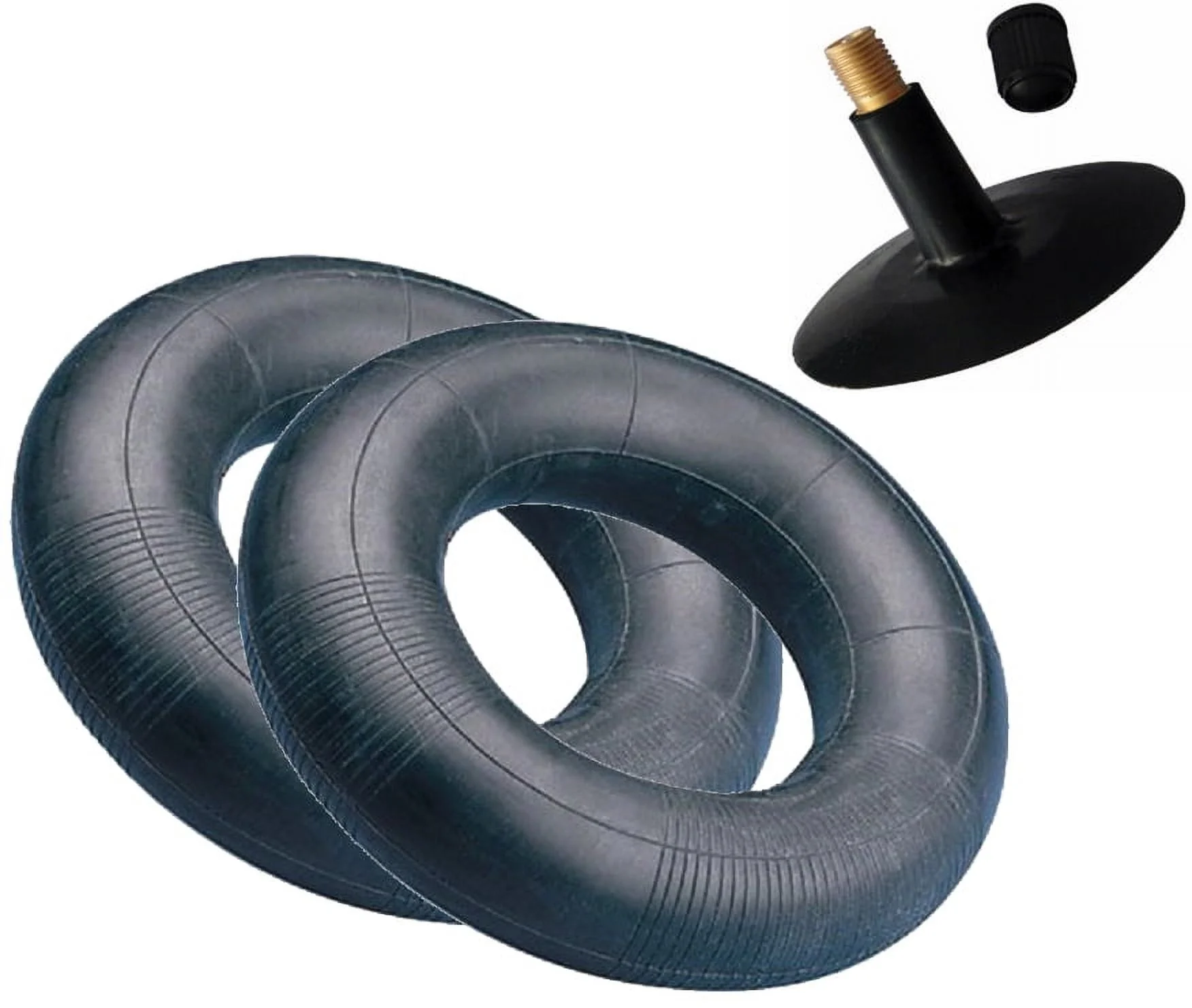 Pair of (2) 5.70-8, 5.00-8 Lawn Mower Inner Tubes With TR13 Valve Stems
