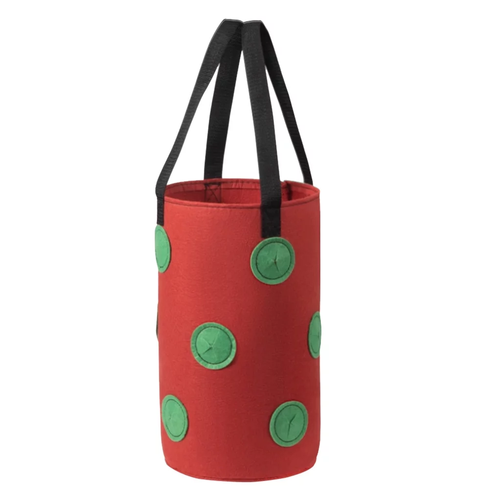 ZiSUGP Hanging Strawberry Planting FeltCloth Planting Container Bag Thicken Garden Pot Air Garden Pods