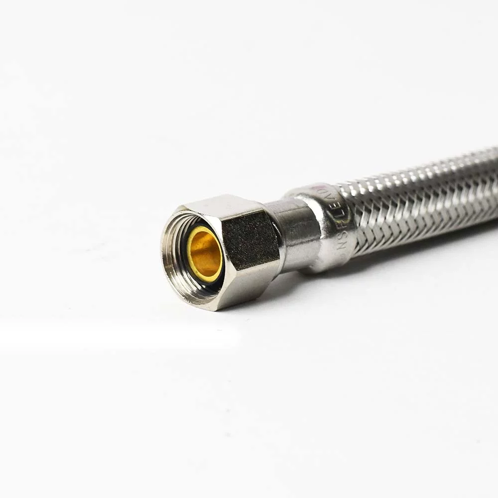 Thrifco 4401460 3/8 Inch Comp x 1/2 Inch FIP x 24 Inch Stainless Steel Riser