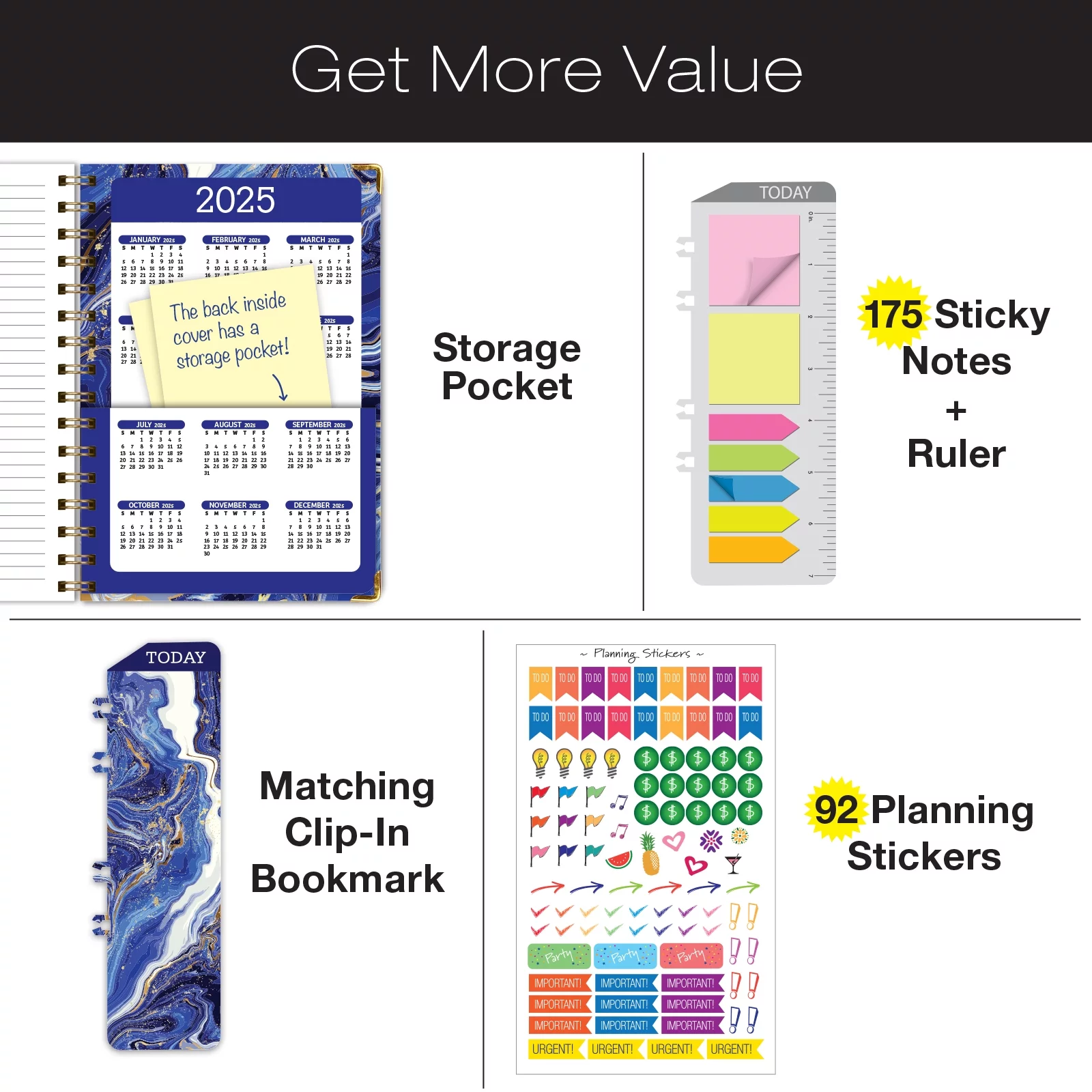 Hardcover CY 2024 Fashion Planner - 5.5