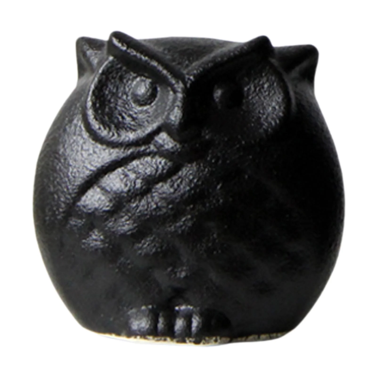 jicheng Owl Statue Home Decor Accent Crafts Owl Figurine for Garden Mantel Fireplace 10.5cmx6.5cmx10cm