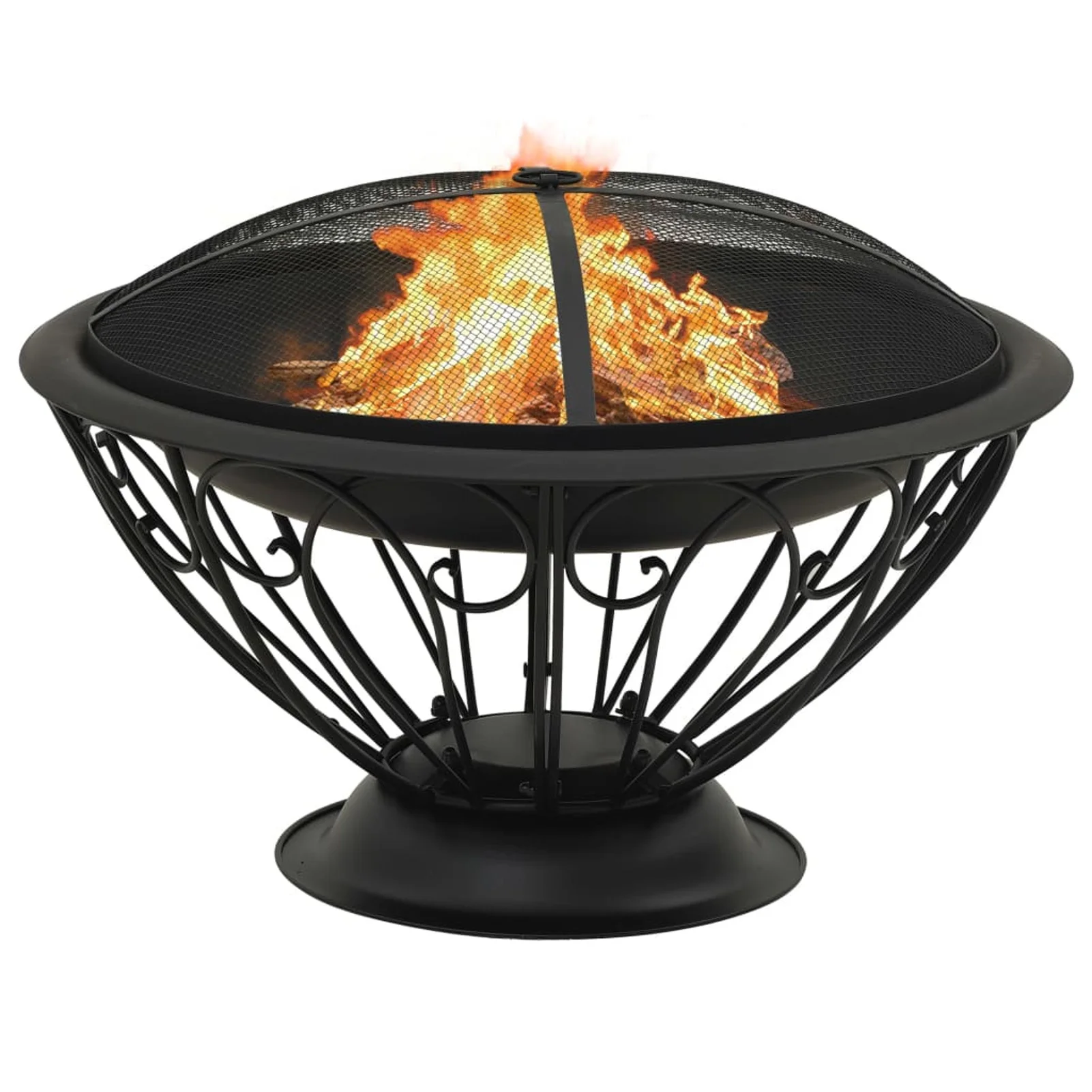 OWSOO Fire Pit with Poker 29.5