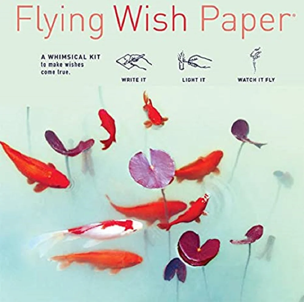 Flying Wish Paper Combo Pack - Koi Pond & Just Bee - Mini Kit Combo - 2 Mini Kits, 5