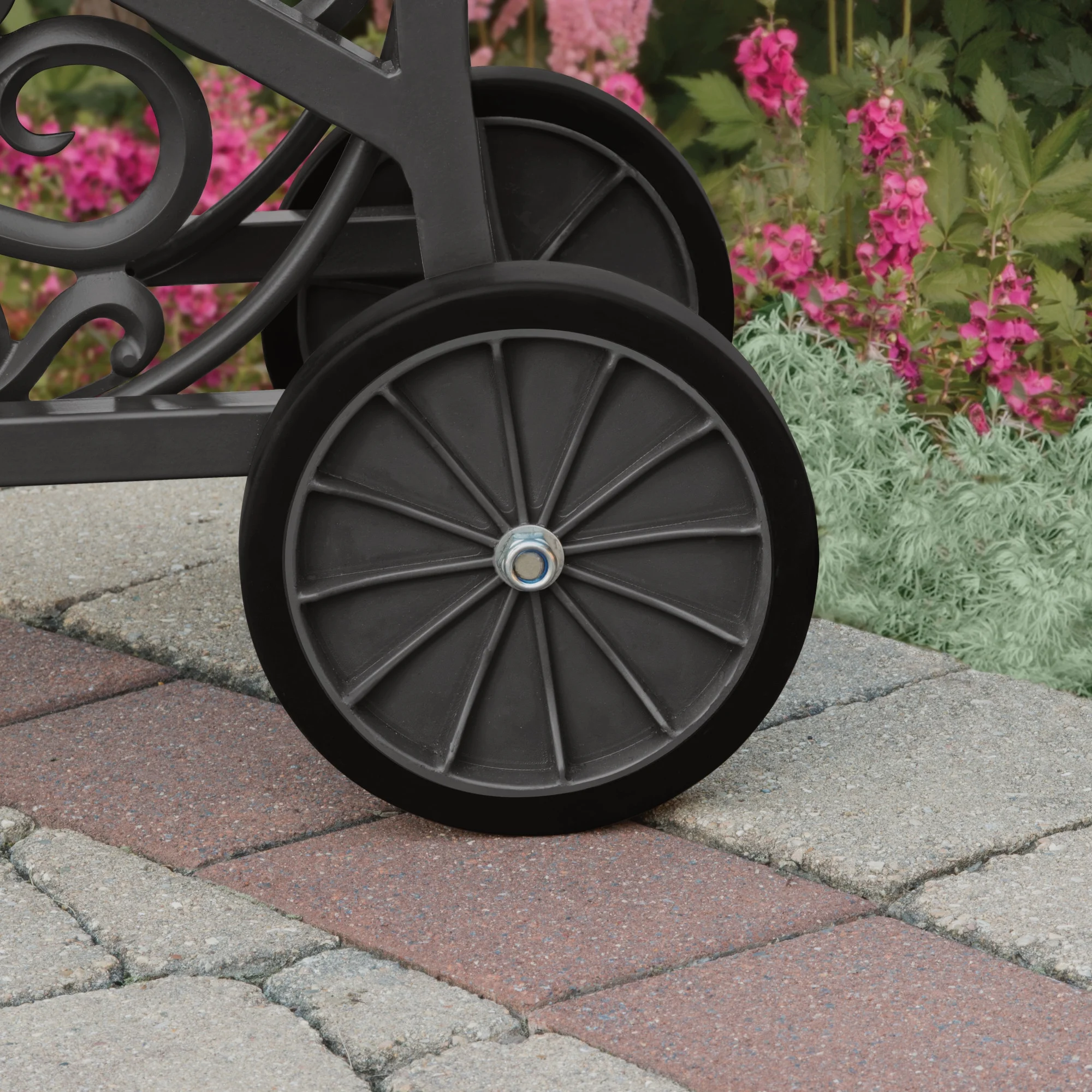 Suncast Elite Metal Decorative Hose Cart 200 ft., Powder Coated Steel