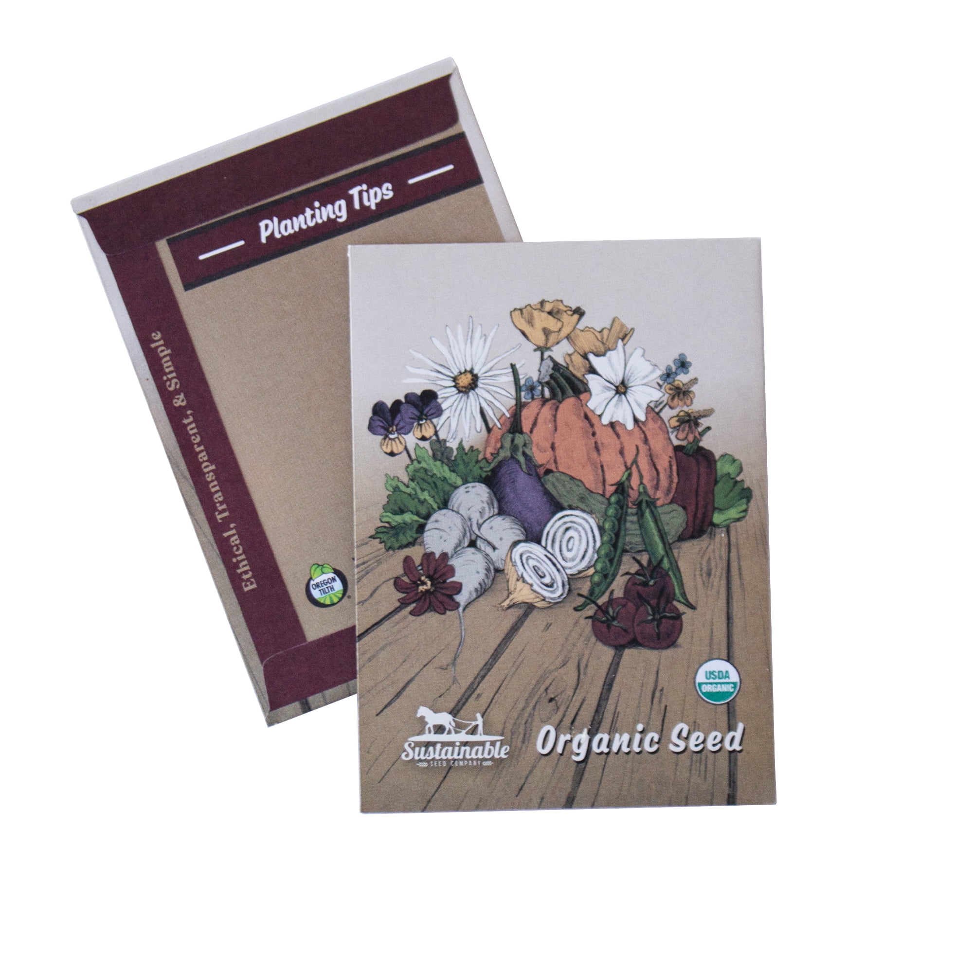 Organic Solar Flashback Mix Calendula Seeds - 500 Mg Packet ~40-50 Seeds - Organic, Non-GMO, Open Pollinated - Flower Gardening Seeds