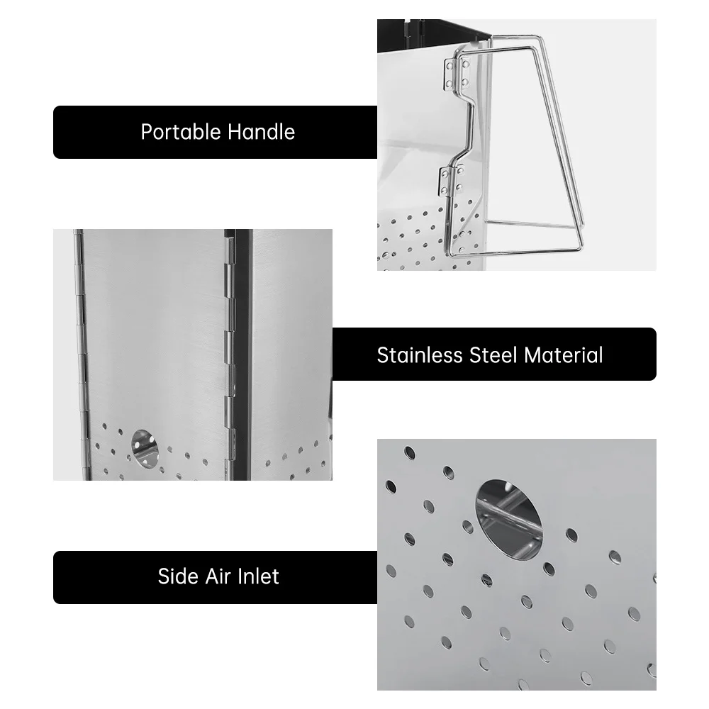 furnace,Bbq Briquette Coal Steel Bbq Briquette Chimney Stainless Steel Briquette Coal Fire Siuke Chimney Bbq Chimney Mewmewcat Steel Chimney Bbq