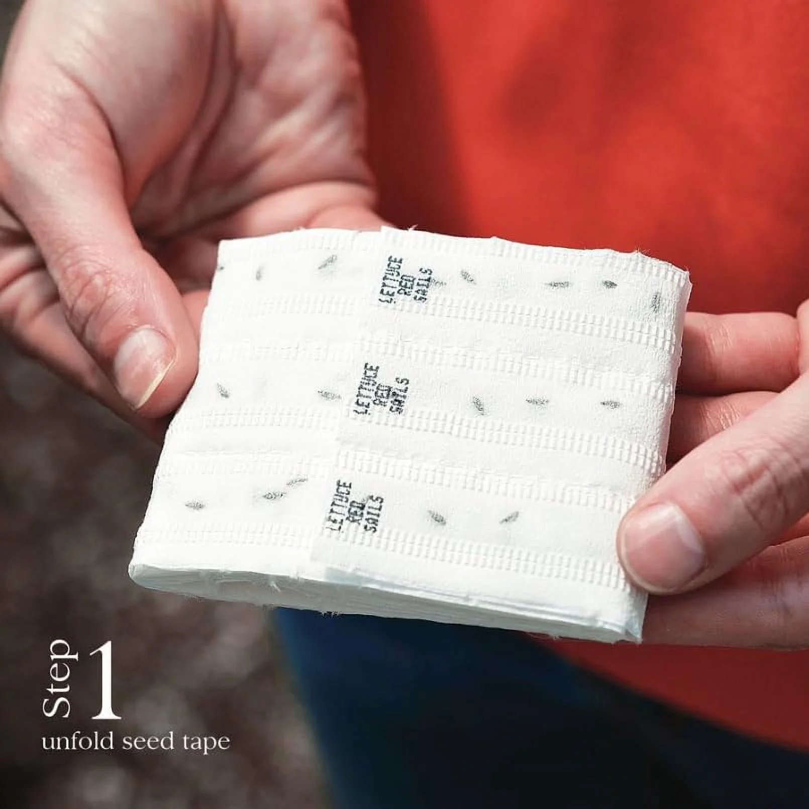 Park Seed Annabel Hybrid Radish Seed Tape, Decorative and Delicious, 15 Feet of Tape