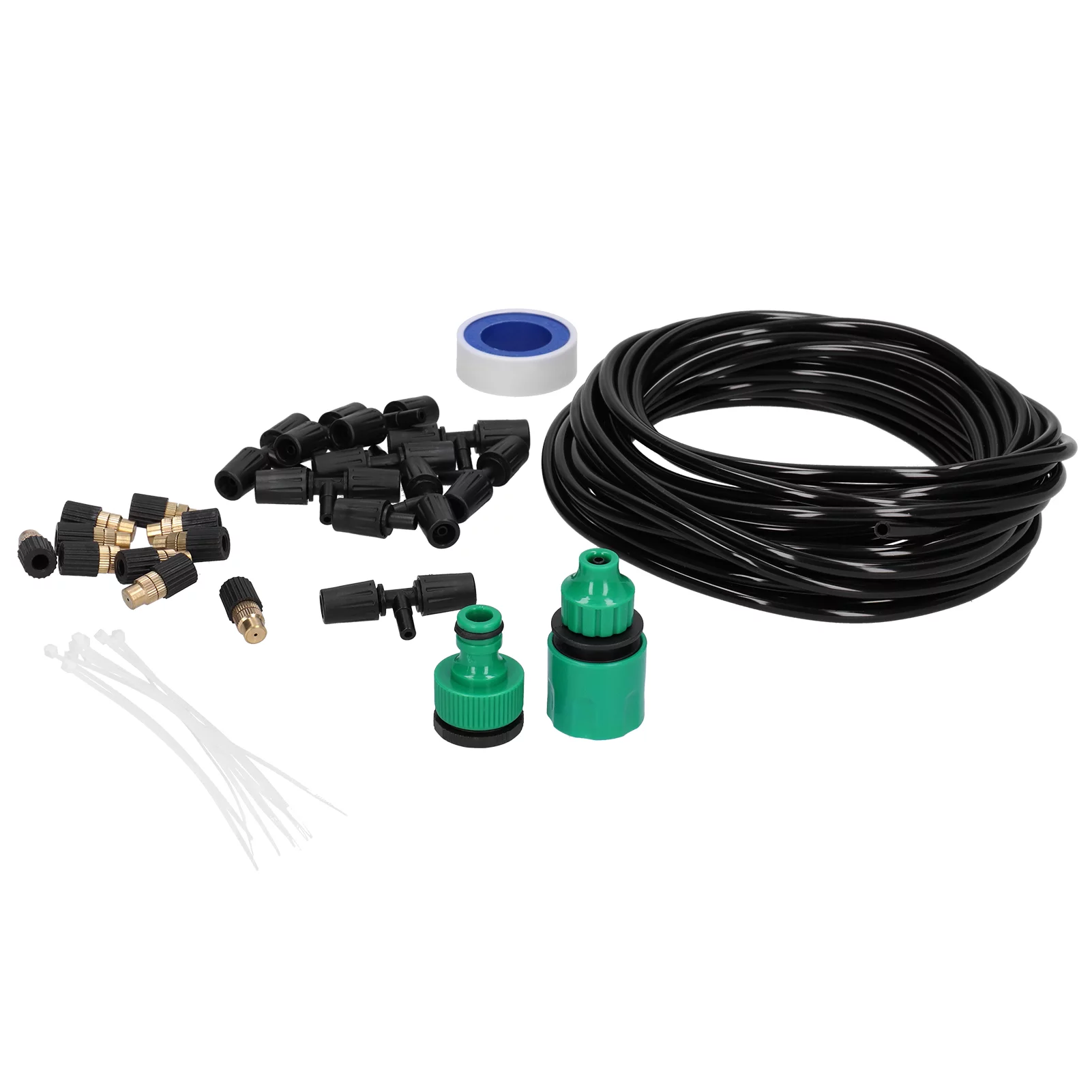 Nimomo Irrigation Kit Durable Garden Irrigation System Watering Atomizing Sprayer Kit 4/7 Tube 10m Garden Accessory EU