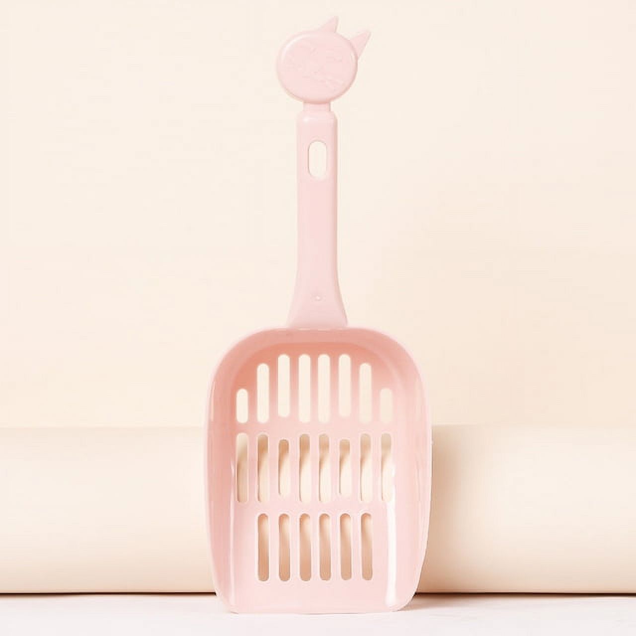 1 set of cat litter shovel plastic mesh cat litter shovel thickened cat excrement shovel artifact cat litter shovel