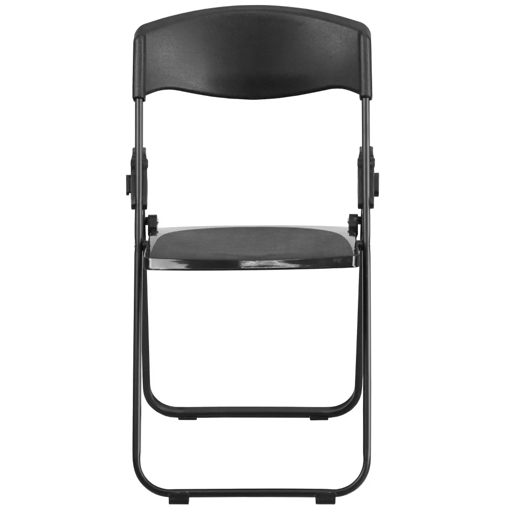 YZL 2 Pack 500 lb. Capacity Heavy Duty Plastic Folding Chair with Built-in Ganging Brackets