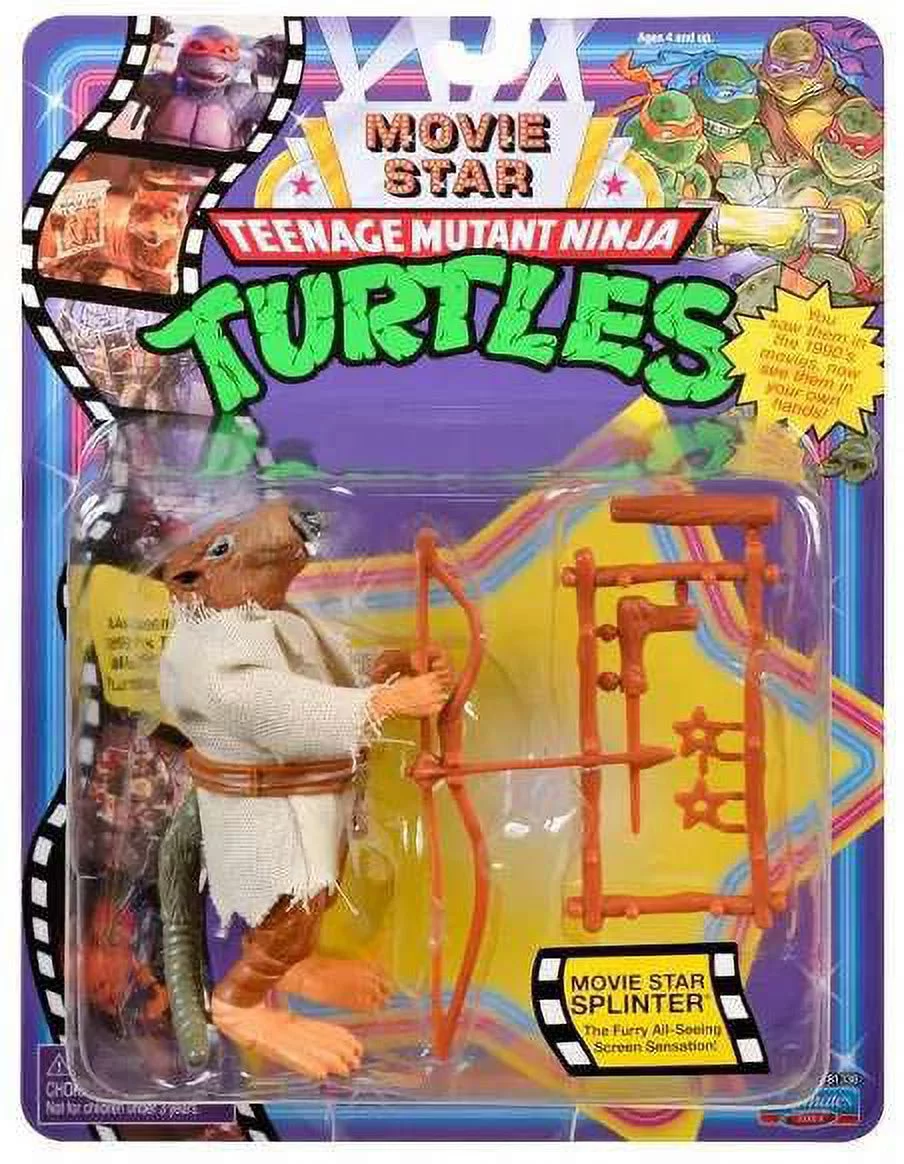 Teenage Mutant Ninja Turtles Movie Star Splinter Action Figure (Limited Edition)