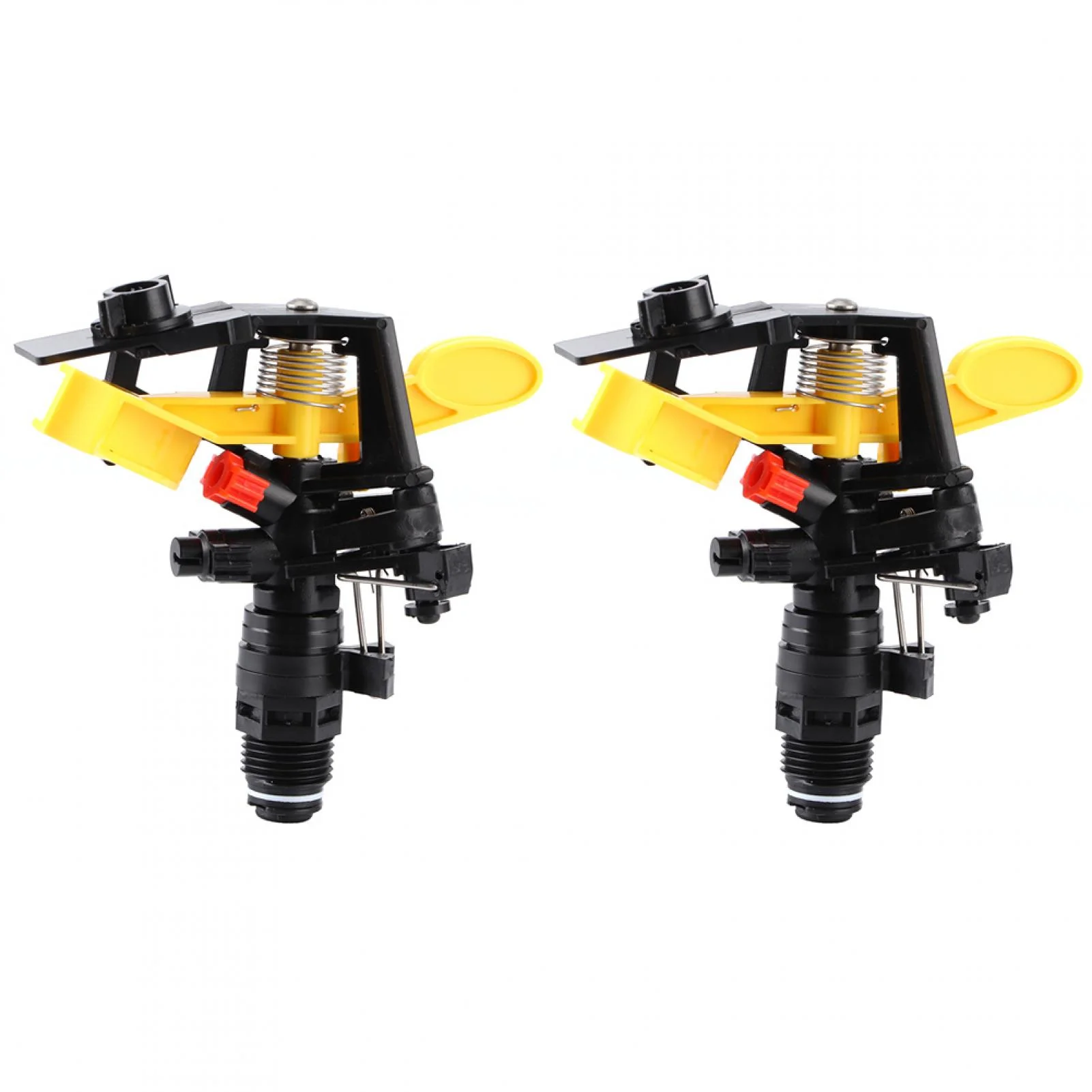 Garden Irrigation 2Pcs Male Thread G1/2 Garden Lawn Rotating Irrigation Sprinkler Watering Sprayer Nozzle