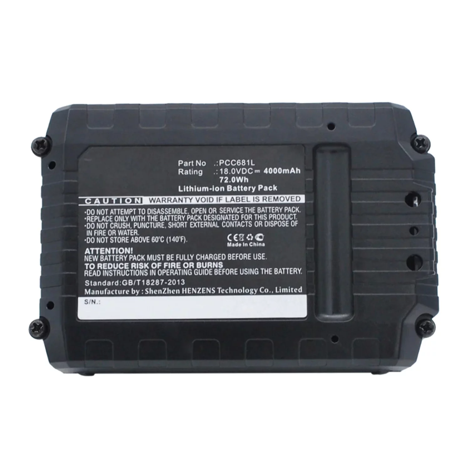 Batteries N Accessories BNA-WB-L15330 Power Tool Battery - Li-ion, 18V, 4000mAh, Ultra High Capacity - Replacement for Porter Cable PCC680L Battery