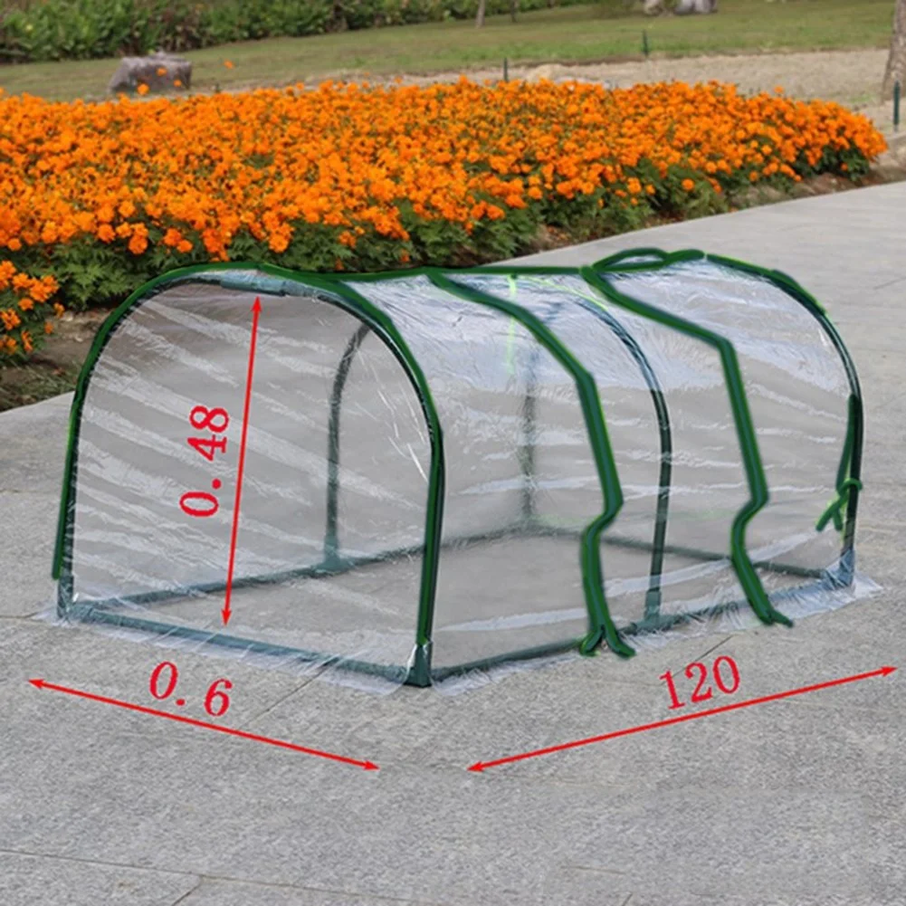 1x Outdoor Garden Greenhouse Bottomless Flower Bed Clear Heat Preservation Cover