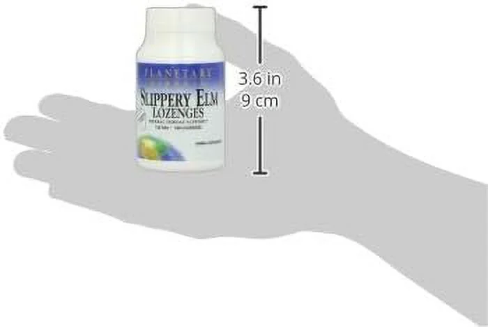 Planetary Herbals Slippery Elm Lozenges Strawberry 100 Lozenge
