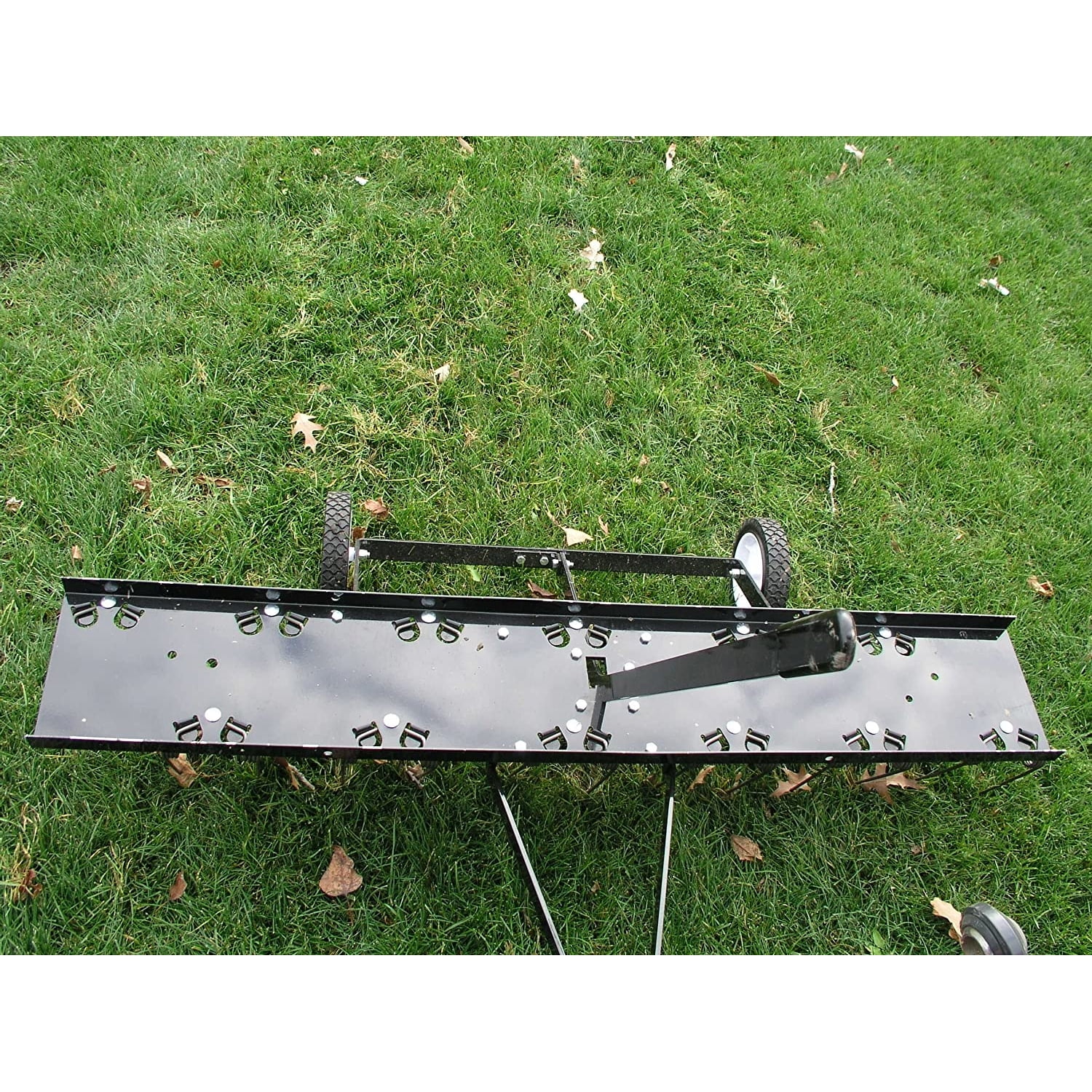 Yard Tuff DT-48T Steel Tine Tow Behind Lawn Dethatcher Pull Attachment, 48 Inch