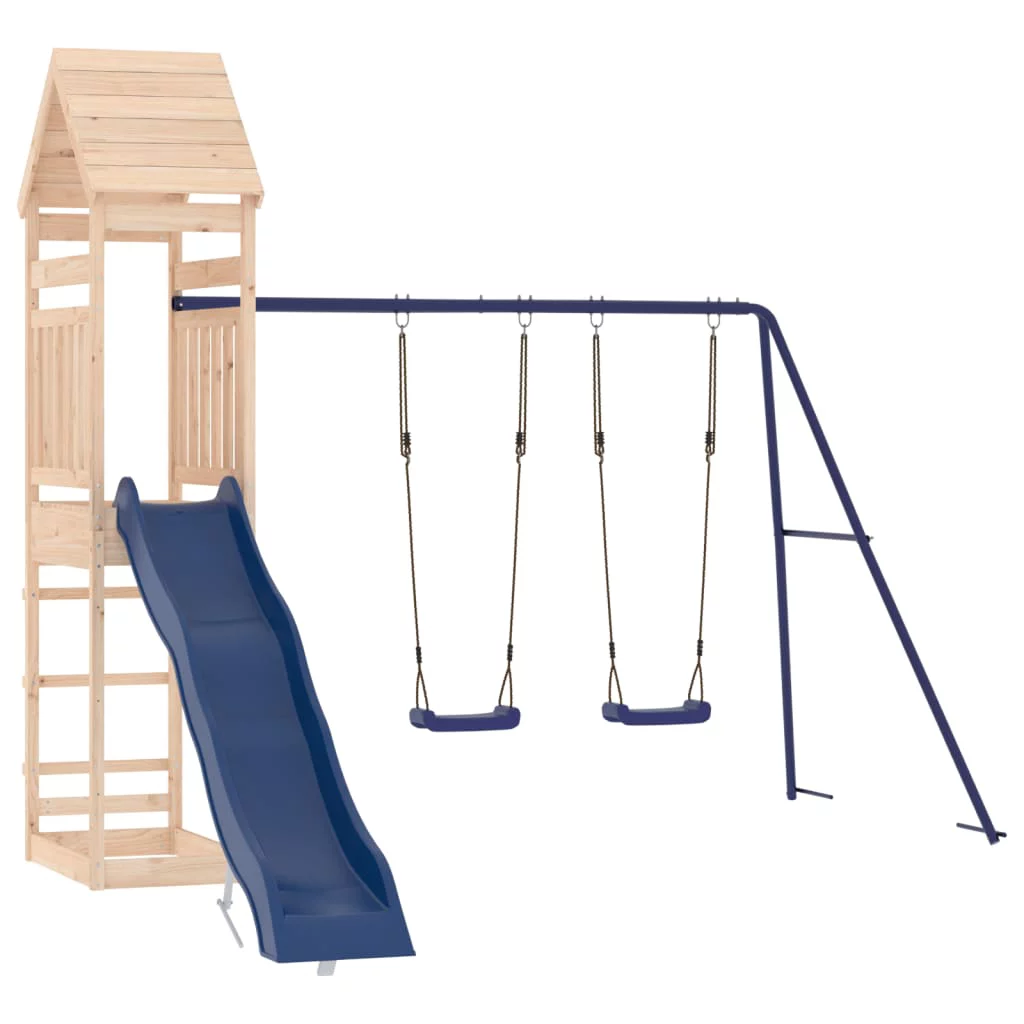 Dcenta Playset Solid Wood Pine
