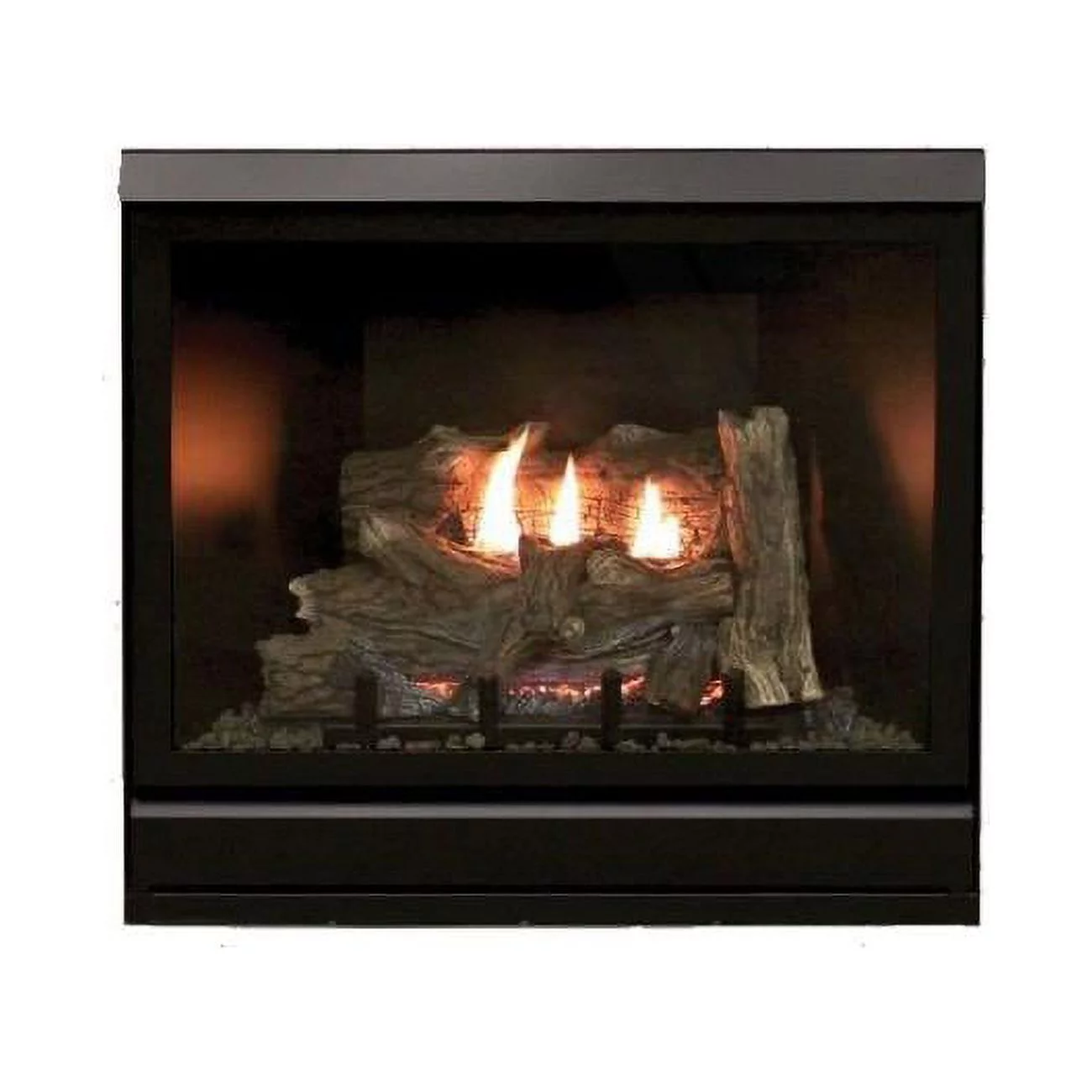MV Propane Fireplace with Log Set, Blower
